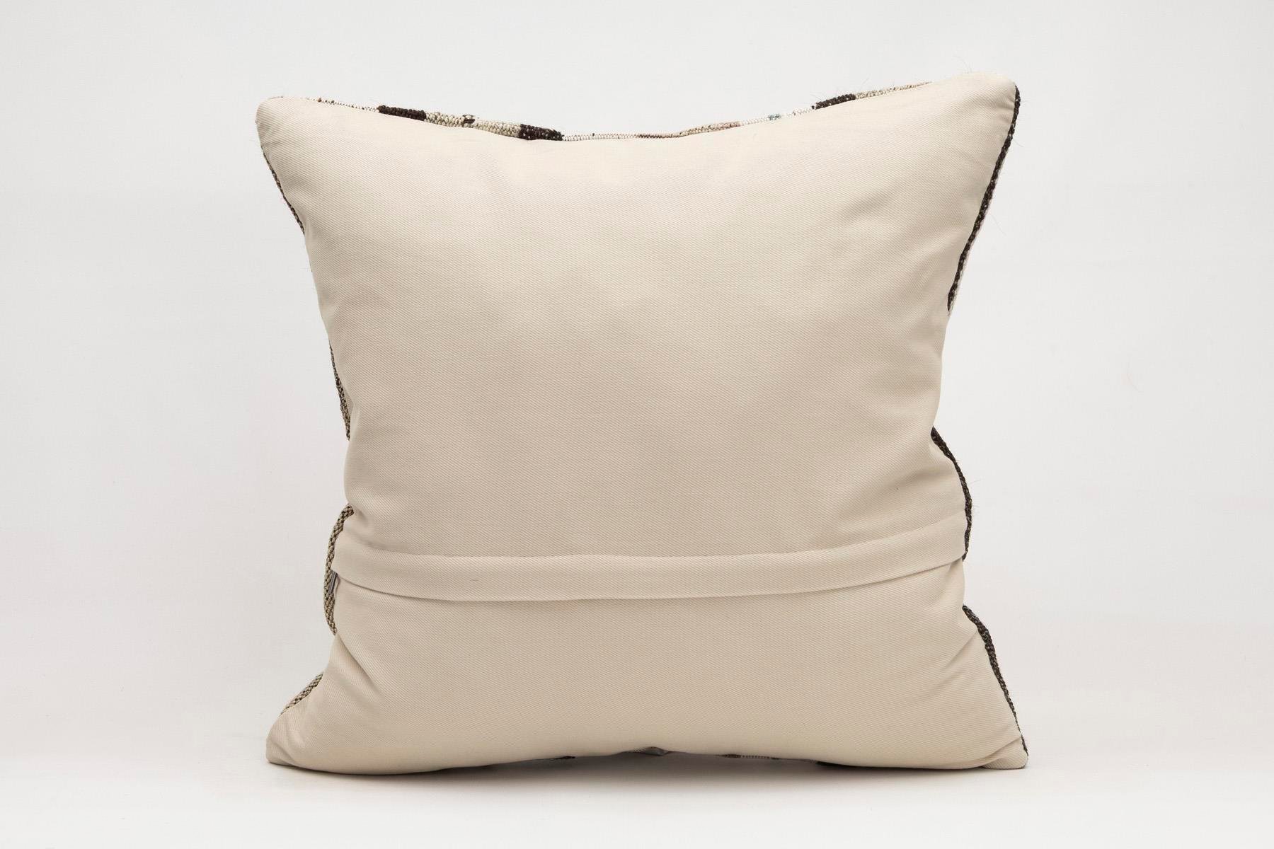 20x20 inches (50x50 cm) Kilim Pillow | KILIM WHOLESALE - Vintage Handmade Pillows - Vintage Handmade Kilim Rugs - It is 100% wool. Artistic and historical rugs. Old handwoven rugs. - Online hand woven rugs and kilim cushions sales. Shipping to a