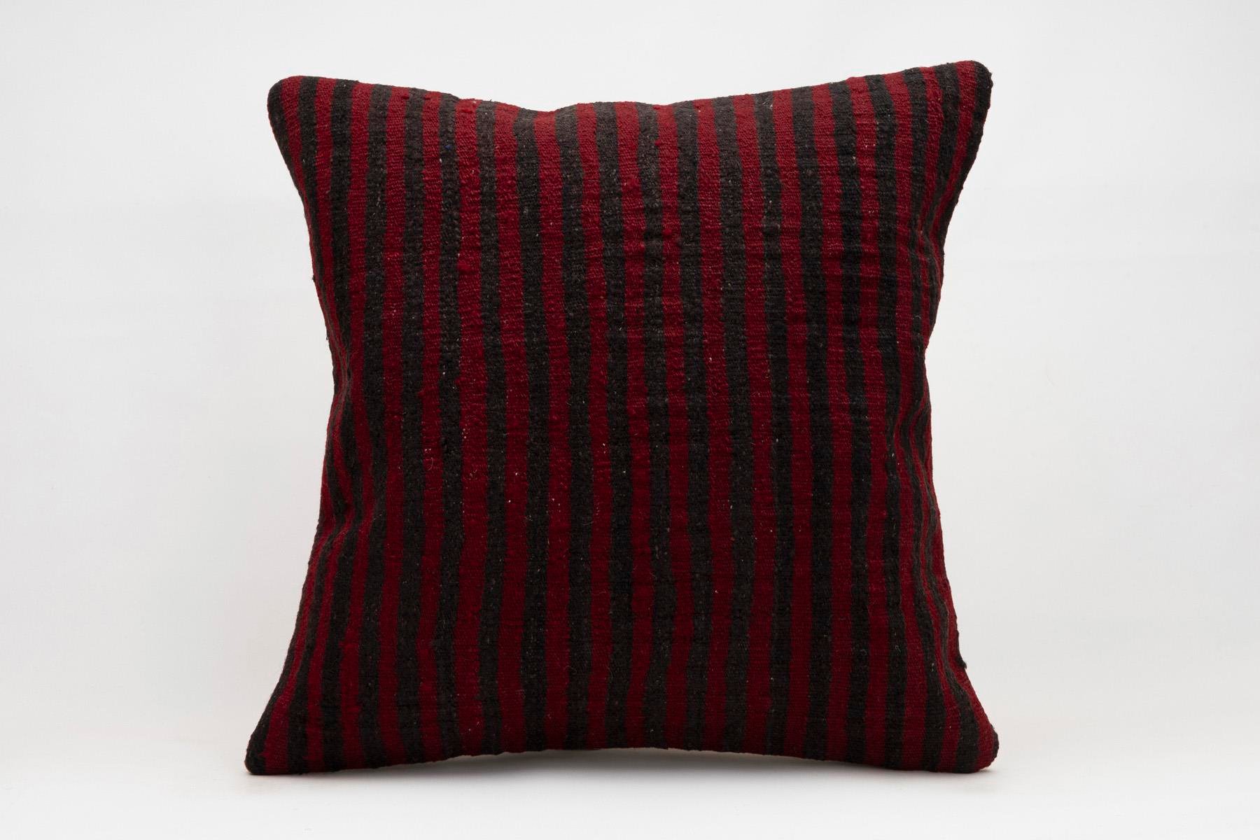 20x20 inches (50x50 cm) Kilim Pillow | KILIM WHOLESALE - Vintage Handmade Pillows - Vintage Handmade Kilim Rugs - It is 100% wool. Artistic and historical rugs. Old handwoven rugs. - Online hand woven rugs and kilim cushions sales. Shipping to a