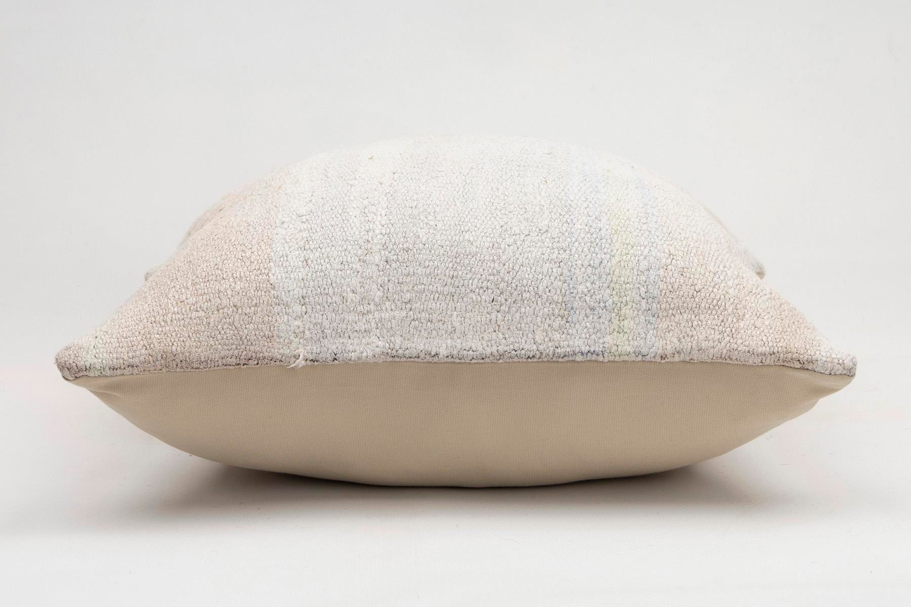 20x20 inches (50x50 cm) Kilim Pillow | KILIM WHOLESALE - Vintage Handmade Pillows - Vintage Handmade Kilim Rugs - It is 100% wool. Artistic and historical rugs. Old handwoven rugs. - Online hand woven rugs and kilim cushions sales. Shipping to a