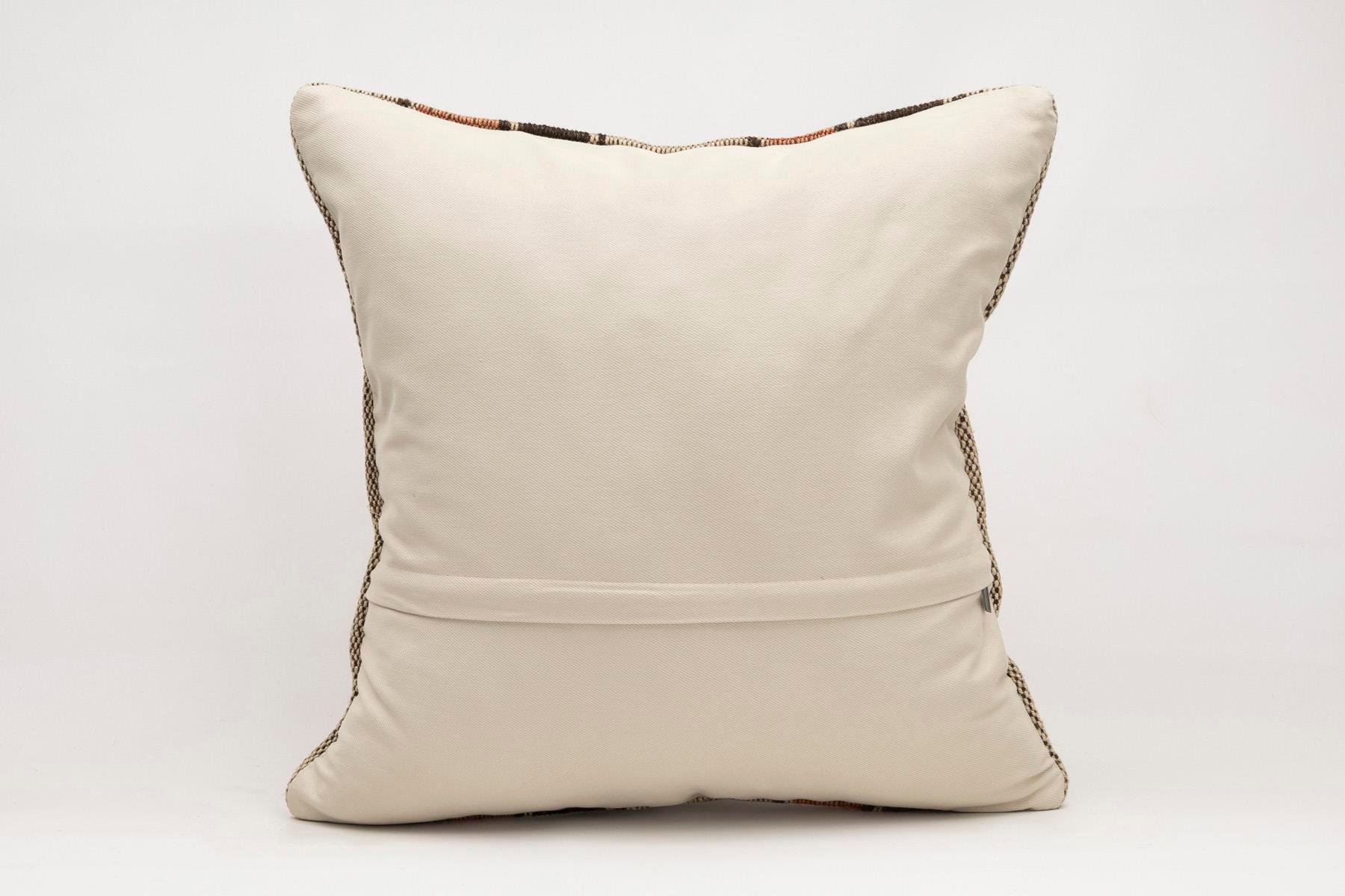 20x20 inches (50x50 cm) Kilim Pillow | KILIM WHOLESALE - Vintage Handmade Pillows - Vintage Handmade Kilim Rugs - It is 100% wool. Artistic and historical rugs. Old handwoven rugs. - Online hand woven rugs and kilim cushions sales. Shipping to a