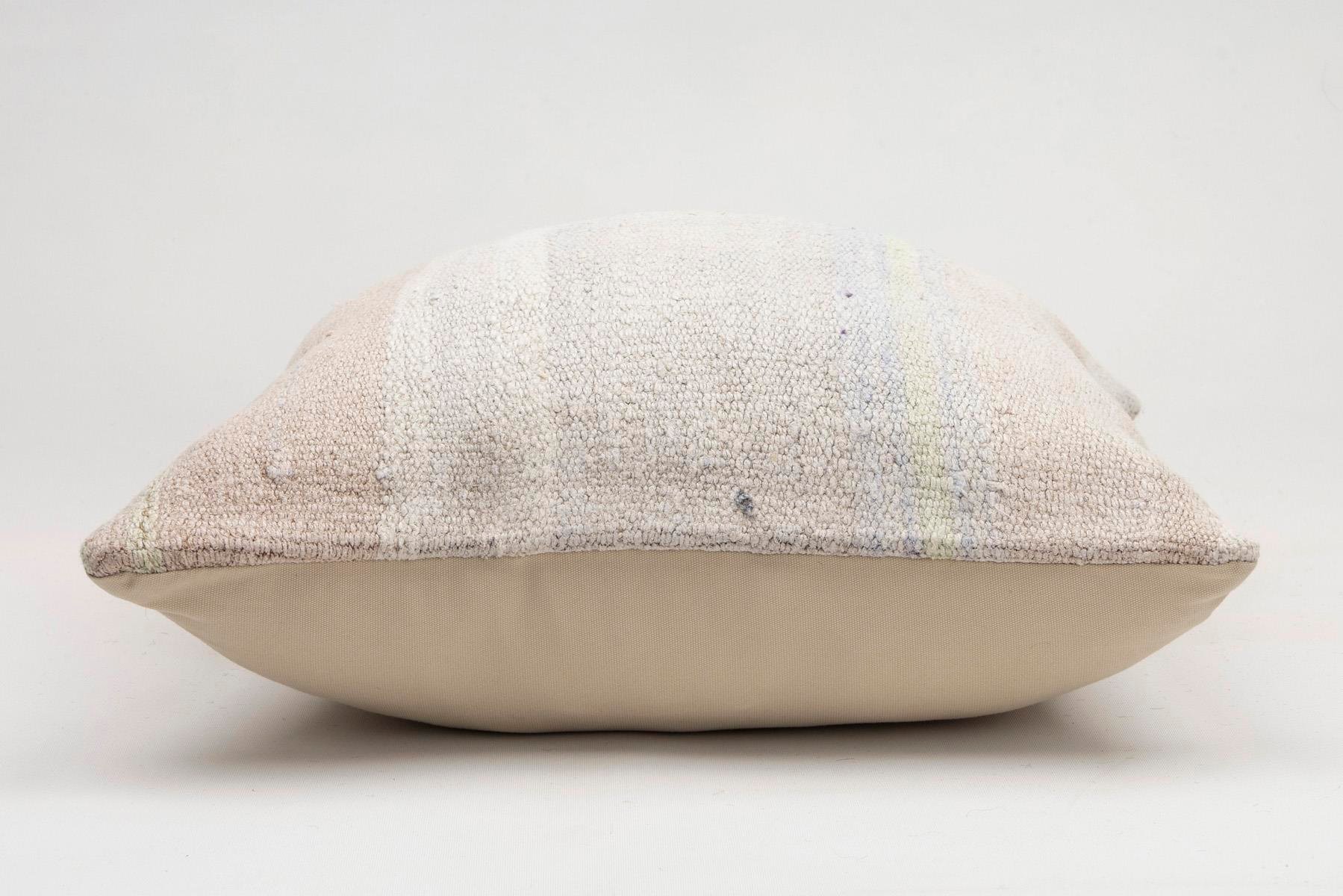 20x20 inches (50x50 cm) Kilim Pillow | KILIM WHOLESALE - Vintage Handmade Pillows - Vintage Handmade Kilim Rugs - It is 100% wool. Artistic and historical rugs. Old handwoven rugs. - Online hand woven rugs and kilim cushions sales. Shipping to a