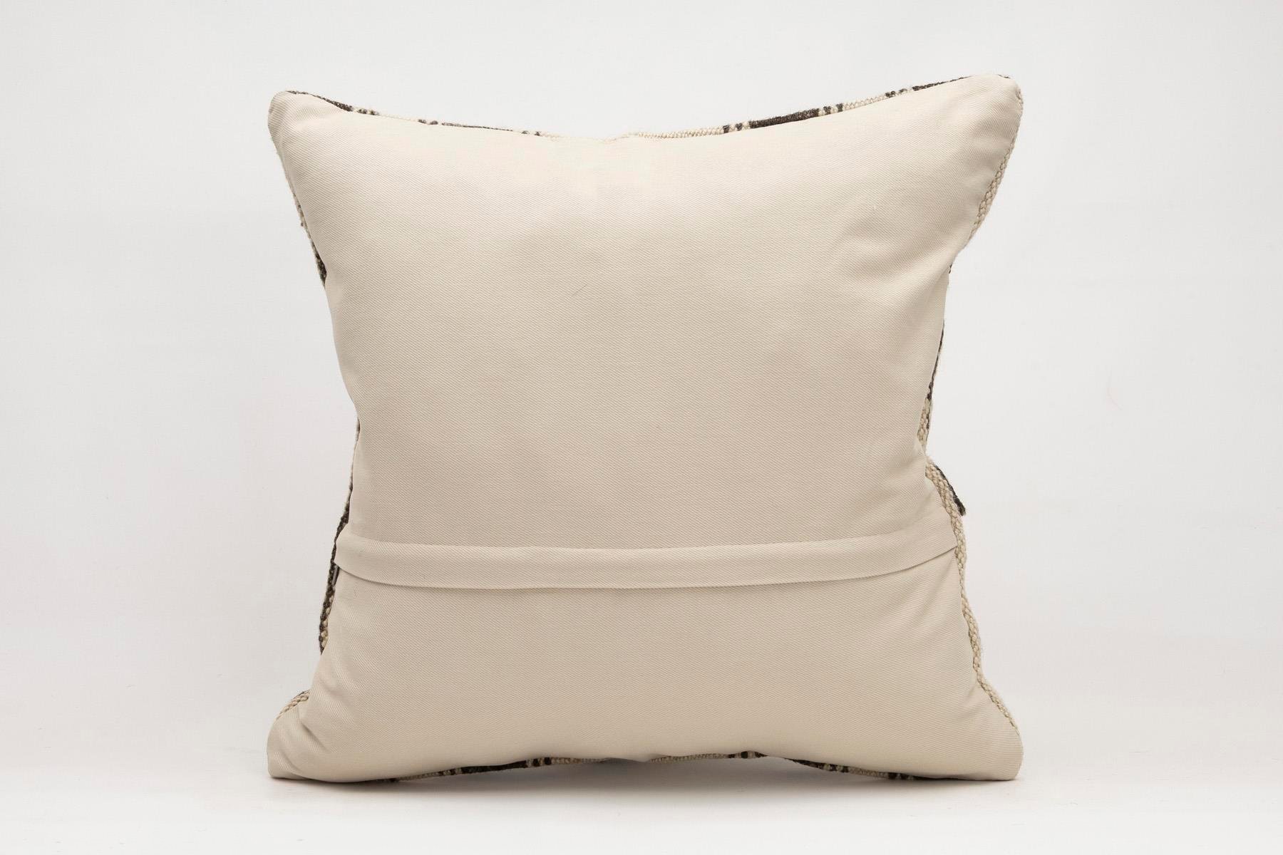 20x20 inches (50x50 cm) Kilim Pillow | KILIM WHOLESALE - Vintage Handmade Pillows - Vintage Handmade Kilim Rugs - It is 100% wool. Artistic and historical rugs. Old handwoven rugs. - Online hand woven rugs and kilim cushions sales. Shipping to a