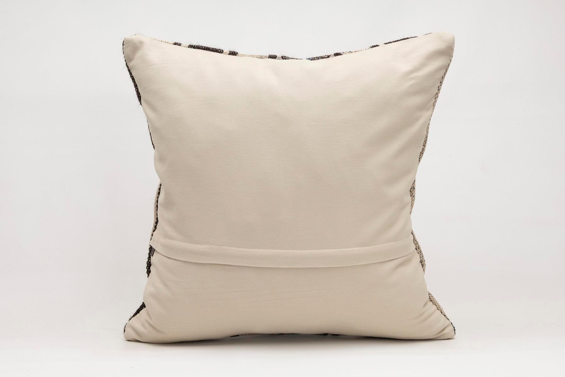 20x20 inches (50x50 cm) Kilim Pillow | KILIM WHOLESALE - Vintage Handmade Pillows - Vintage Handmade Kilim Rugs - It is 100% wool. Artistic and historical rugs. Old handwoven rugs. - Online hand woven rugs and kilim cushions sales. Shipping to a