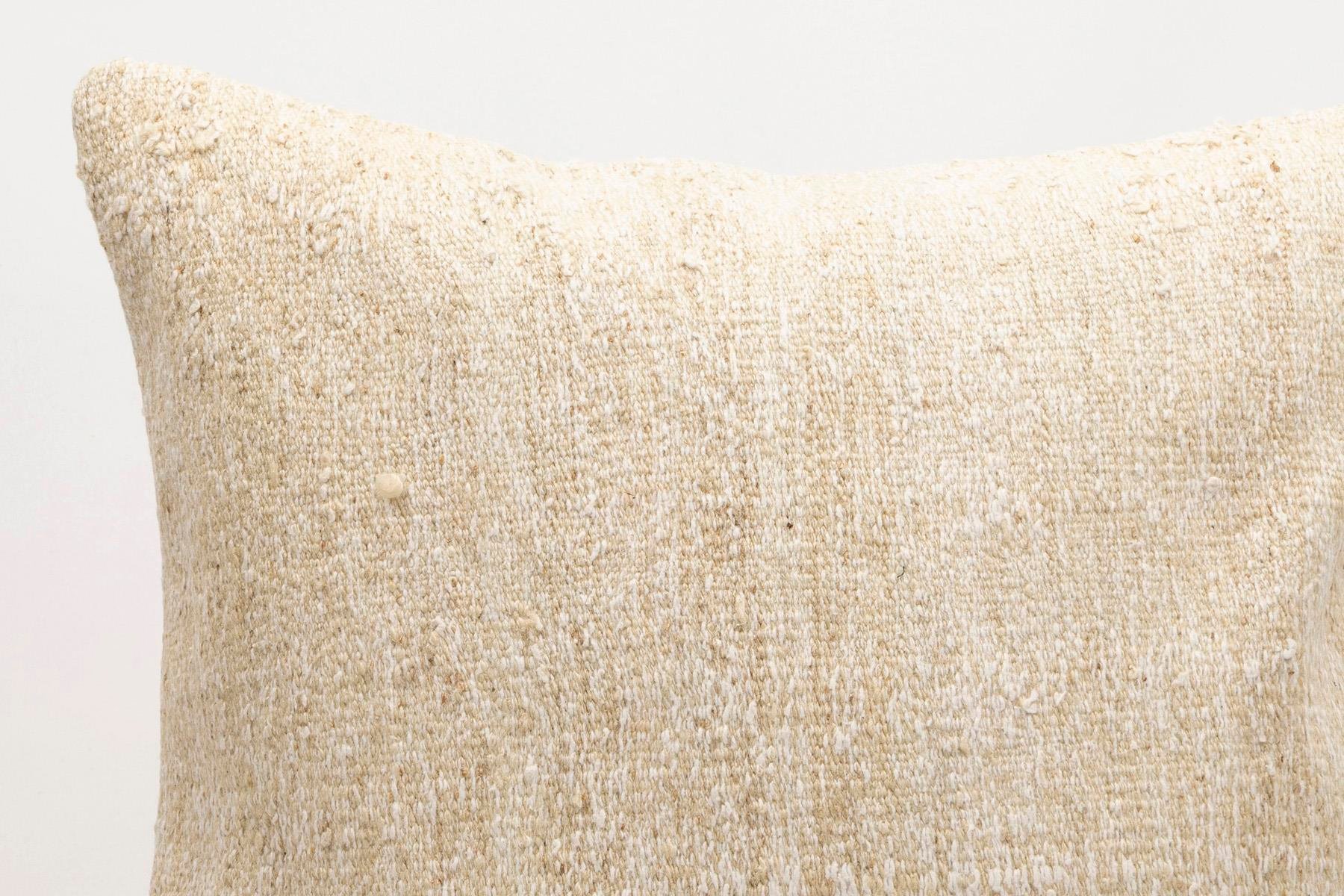 20x20 inches (50x50 cm) Kilim Pillow | KILIM WHOLESALE - Vintage Handmade Pillows - Vintage Handmade Kilim Rugs - It is 100% wool. Artistic and historical rugs. Old handwoven rugs. - Online hand woven rugs and kilim cushions sales. Shipping to a