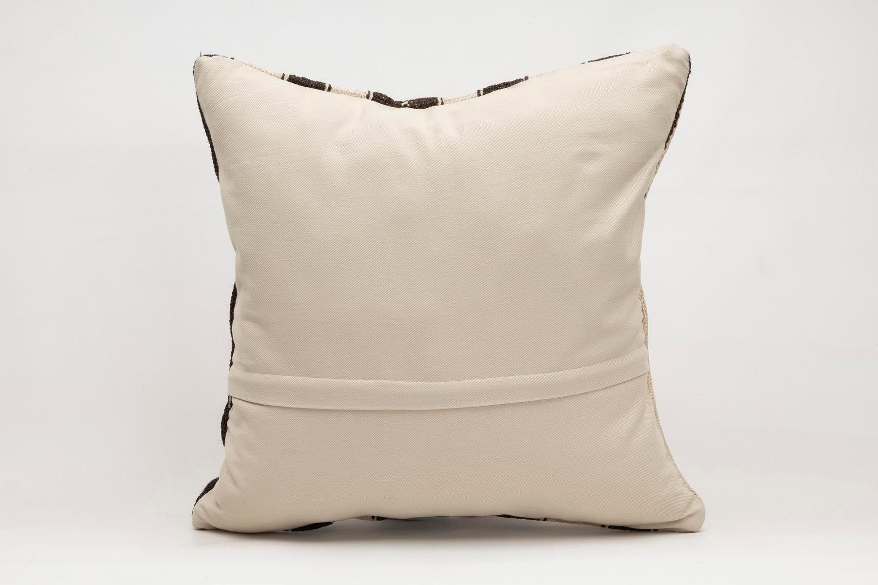 20x20 inches (50x50 cm) Kilim Pillow | KILIM WHOLESALE - Vintage Handmade Pillows - Vintage Handmade Kilim Rugs - It is 100% wool. Artistic and historical rugs. Old handwoven rugs. - Online hand woven rugs and kilim cushions sales. Shipping to a