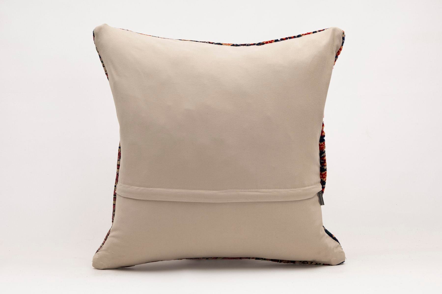 20x20 inches (50x50 cm) Kilim Pillow | KILIM WHOLESALE - Vintage Handmade Pillows - Vintage Handmade Kilim Rugs - It is 100% wool. Artistic and historical rugs. Old handwoven rugs. - Online hand woven rugs and kilim cushions sales. Shipping to a