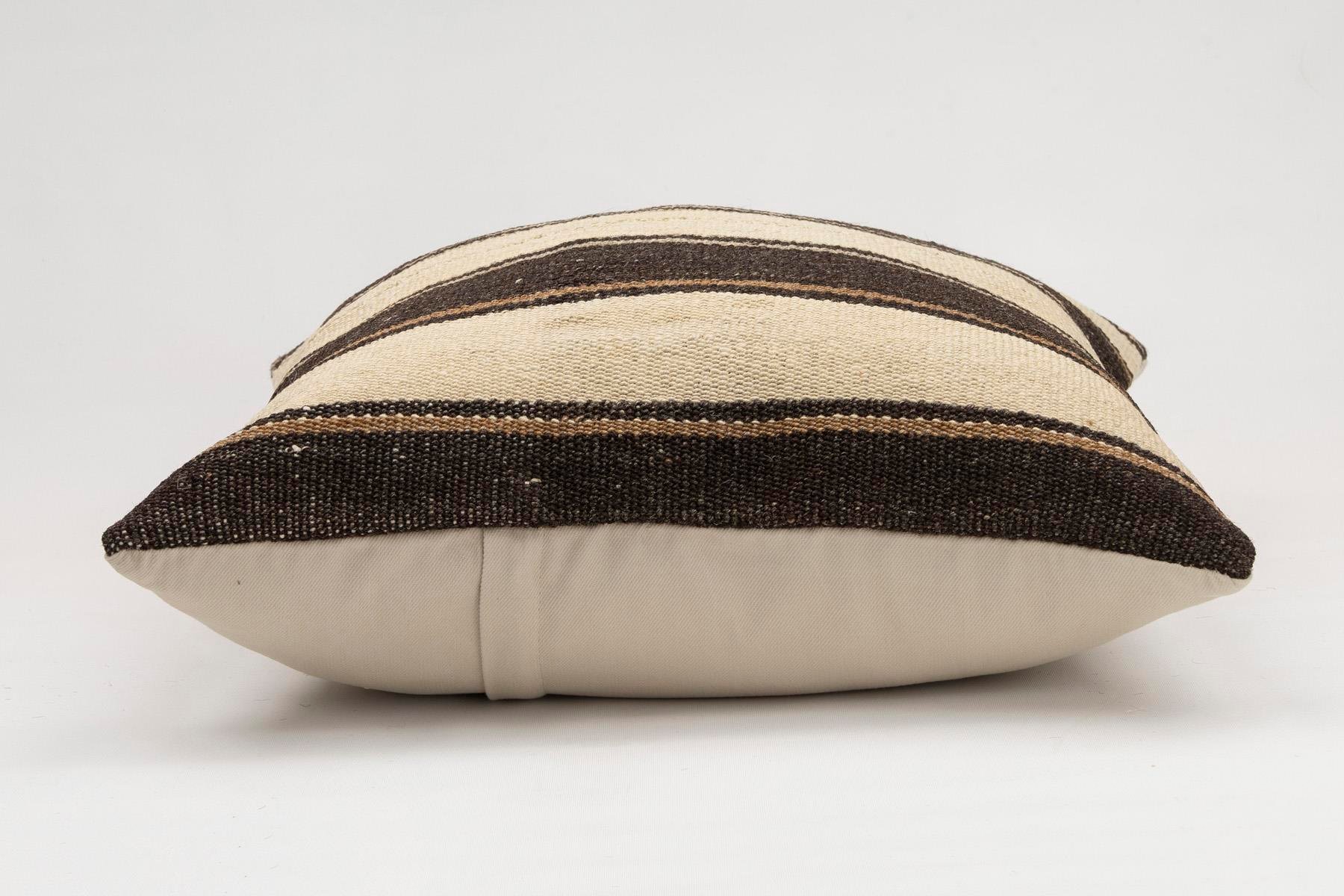 20x20 inches (50x50 cm) Kilim Pillow | KILIM WHOLESALE - Vintage Handmade Pillows - Vintage Handmade Kilim Rugs - It is 100% wool. Artistic and historical rugs. Old handwoven rugs. - Online hand woven rugs and kilim cushions sales. Shipping to a