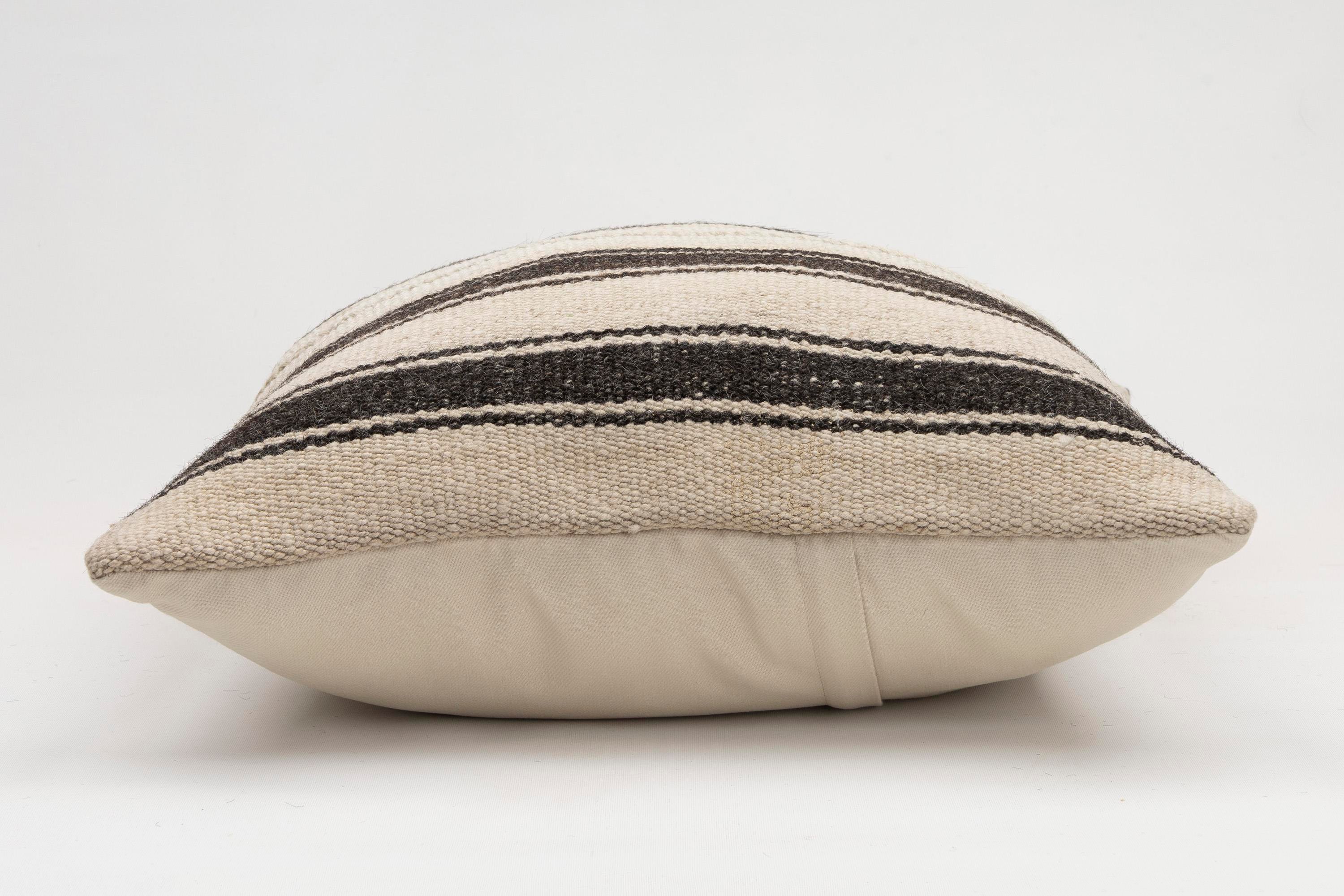 20x20 inches (50x50 cm) Kilim Pillow | KILIM WHOLESALE - Vintage Handmade Pillows - Vintage Handmade Kilim Rugs - It is 100% wool. Artistic and historical rugs. Old handwoven rugs. - Online hand woven rugs and kilim cushions sales. Shipping to a