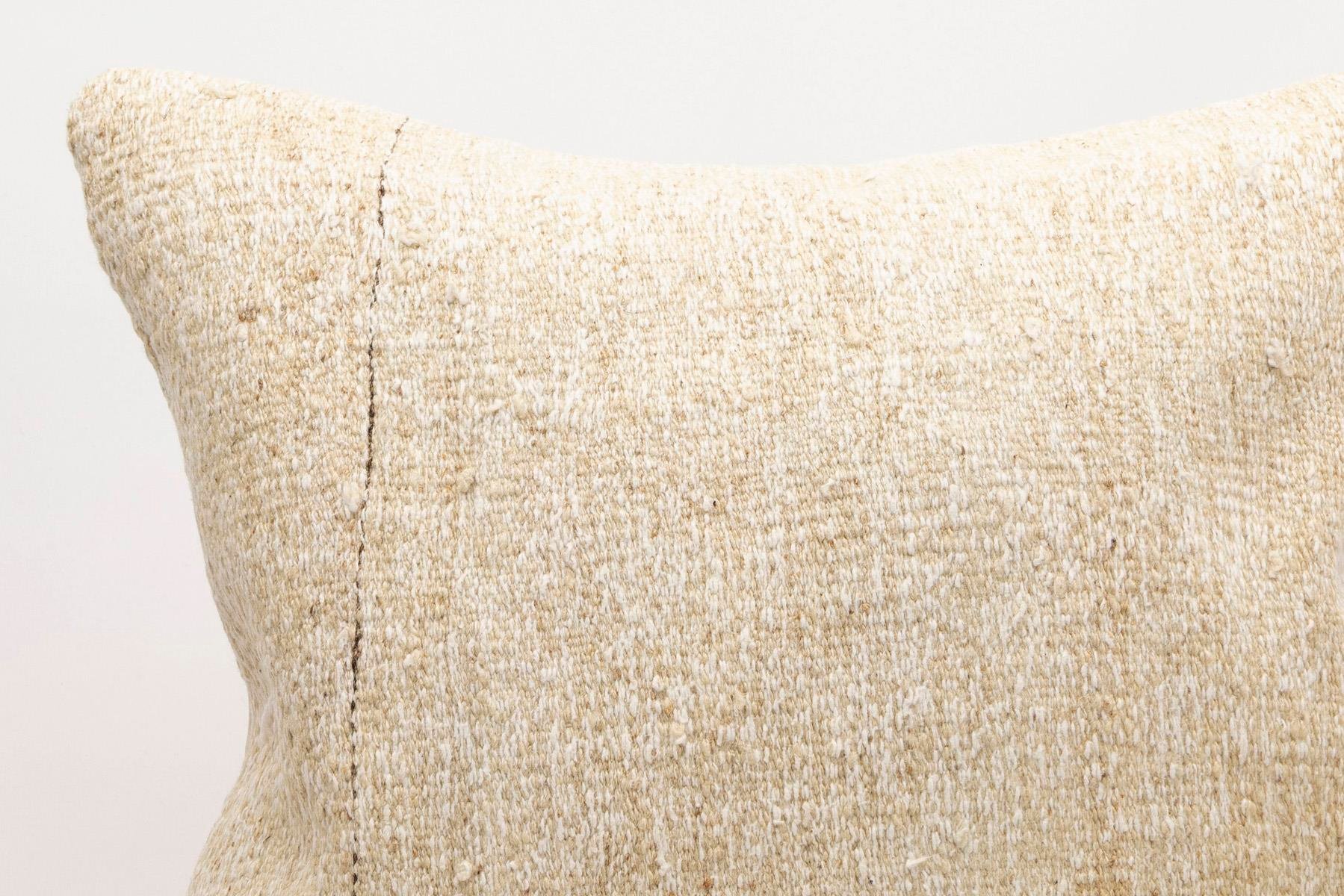 20x20 inches (50x50 cm) Kilim Pillow | KILIM WHOLESALE - Vintage Handmade Pillows - Vintage Handmade Kilim Rugs - It is 100% wool. Artistic and historical rugs. Old handwoven rugs. - Online hand woven rugs and kilim cushions sales. Shipping to a