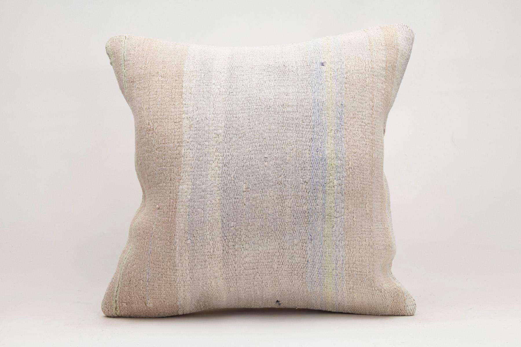 20x20 inches (50x50 cm) Kilim Pillow | KILIM WHOLESALE - Vintage Handmade Pillows - Vintage Handmade Kilim Rugs - It is 100% wool. Artistic and historical rugs. Old handwoven rugs. - Online hand woven rugs and kilim cushions sales. Shipping to a