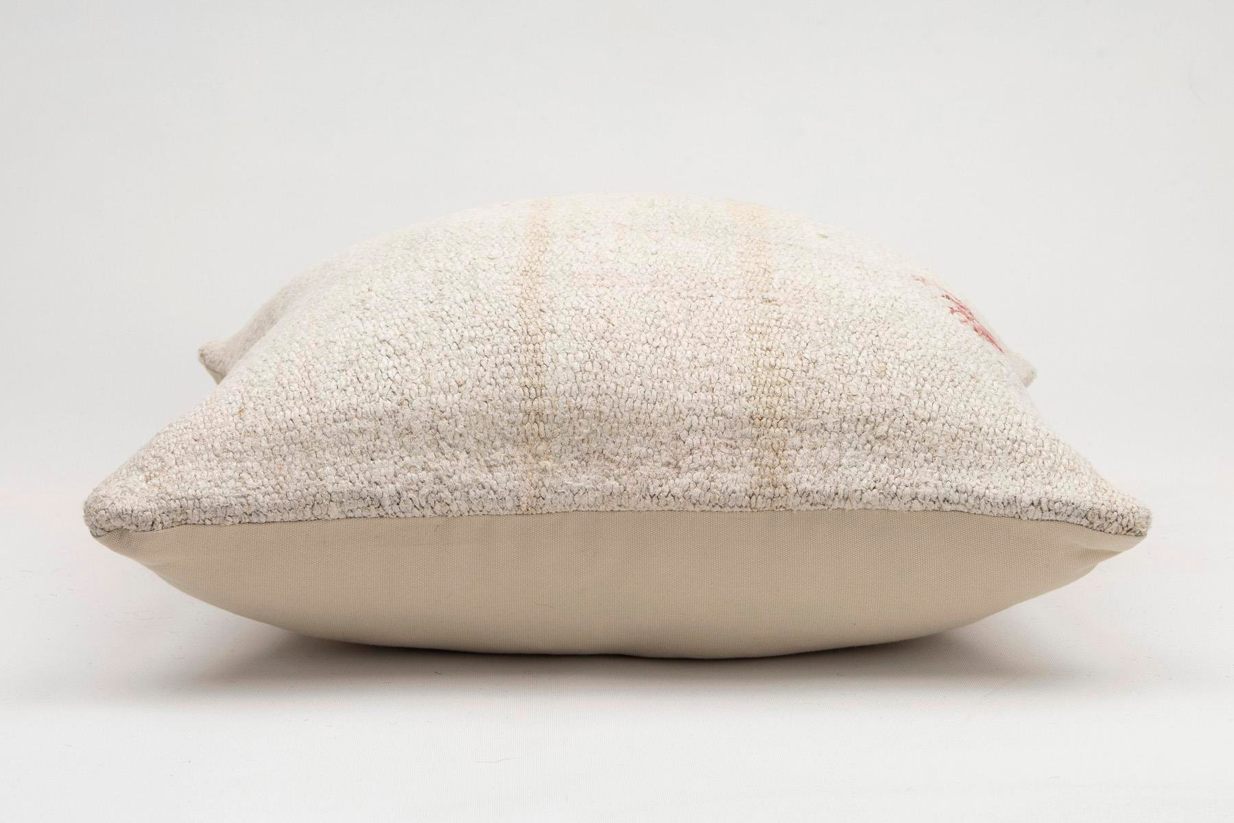 20x20 inches (50x50 cm) Kilim Pillow | KILIM WHOLESALE - Vintage Handmade Pillows - Vintage Handmade Kilim Rugs - It is 100% wool. Artistic and historical rugs. Old handwoven rugs. - Online hand woven rugs and kilim cushions sales. Shipping to a