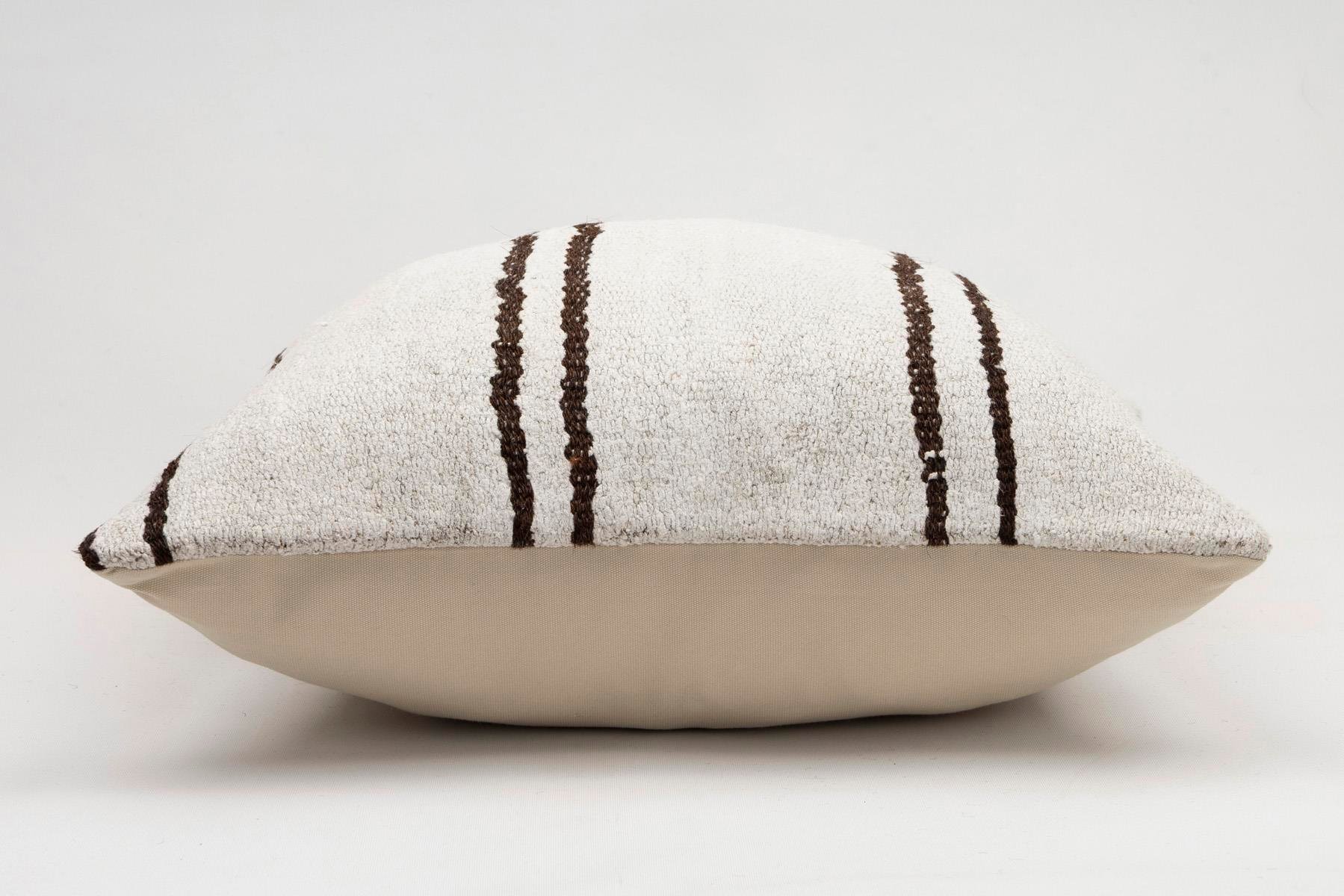 20x20 inches (50x50 cm) Kilim Pillow | KILIM WHOLESALE - Vintage Handmade Pillows - Vintage Handmade Kilim Rugs - It is 100% wool. Artistic and historical rugs. Old handwoven rugs. - Online hand woven rugs and kilim cushions sales. Shipping to a