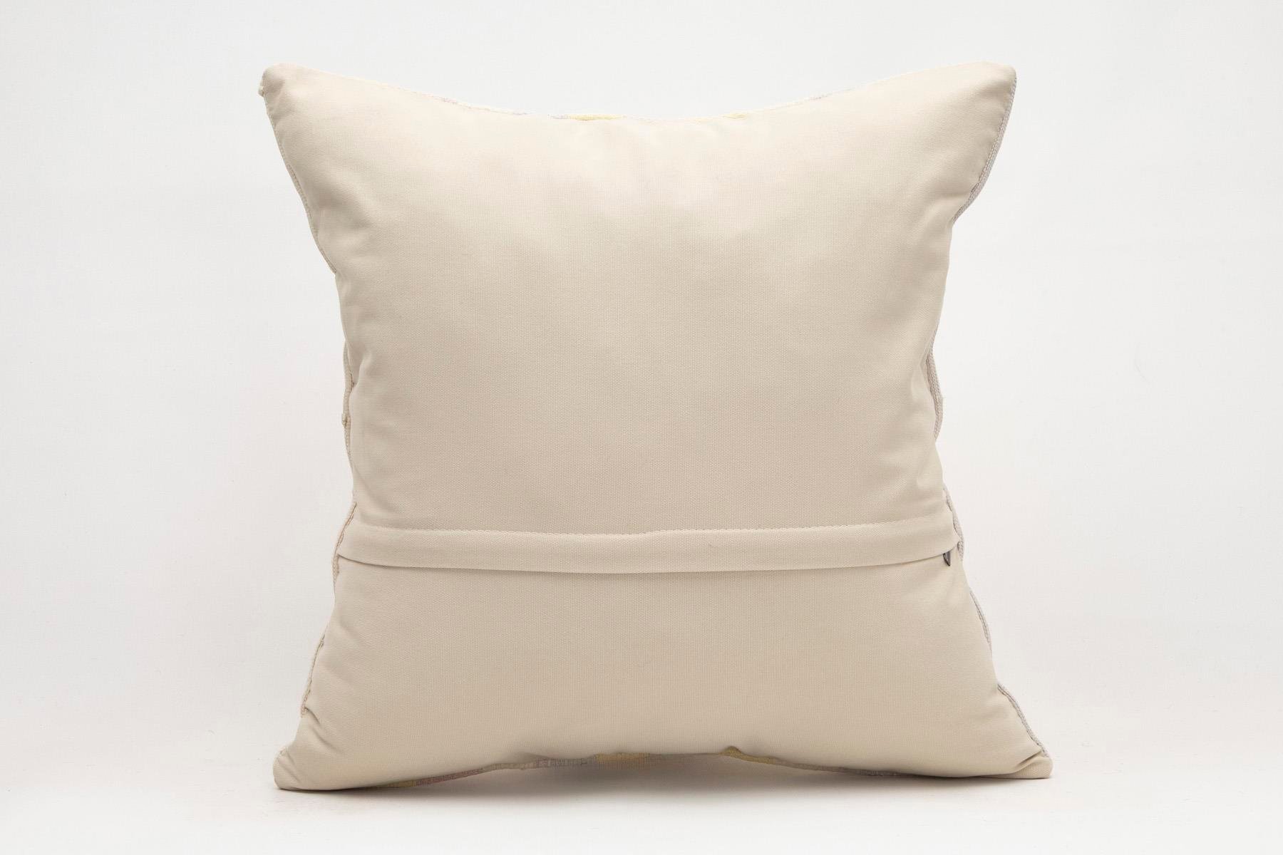 20x20 inches (50x50 cm) Kilim Pillow | KILIM WHOLESALE - Vintage Handmade Pillows - Vintage Handmade Kilim Rugs - It is 100% wool. Artistic and historical rugs. Old handwoven rugs. - Online hand woven rugs and kilim cushions sales. Shipping to a