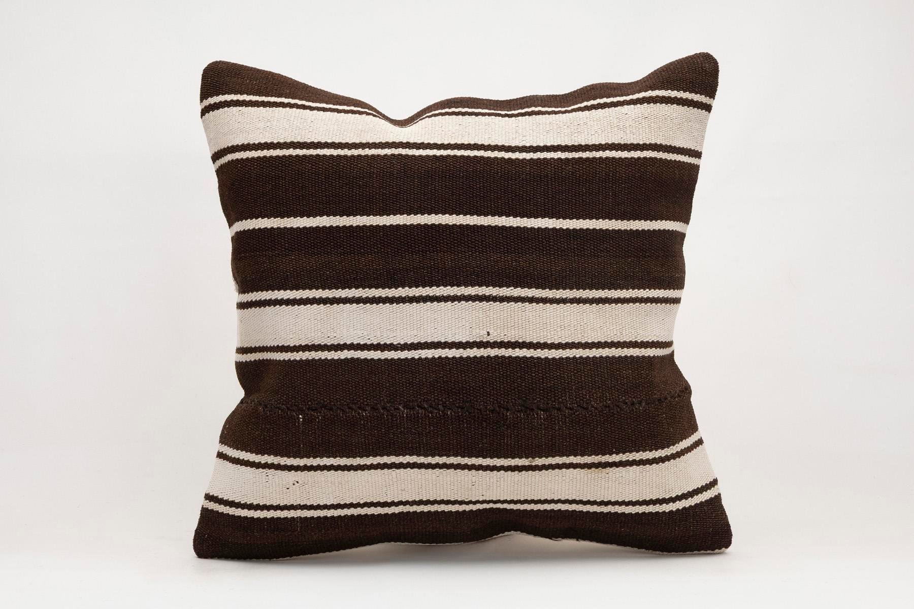 20x20 inches (50x50 cm) Kilim Pillow | KILIM WHOLESALE - Vintage Handmade Pillows - Vintage Handmade Kilim Rugs - It is 100% wool. Artistic and historical rugs. Old handwoven rugs. - Online hand woven rugs and kilim cushions sales. Shipping to a