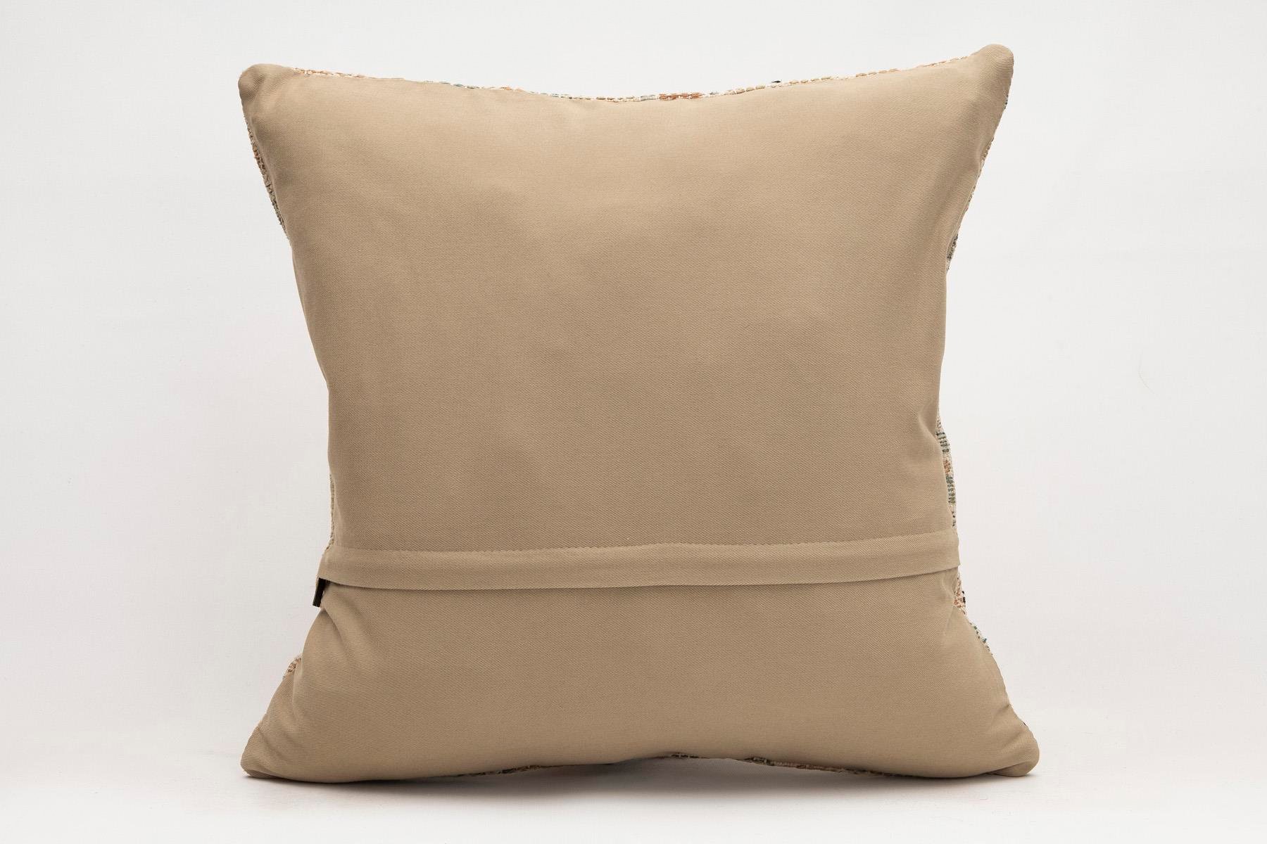 20x20 inches (50x50 cm) Kilim Pillow | KILIM WHOLESALE - Vintage Handmade Pillows - Vintage Handmade Kilim Rugs - It is 100% wool. Artistic and historical rugs. Old handwoven rugs. - Online hand woven rugs and kilim cushions sales. Shipping to a