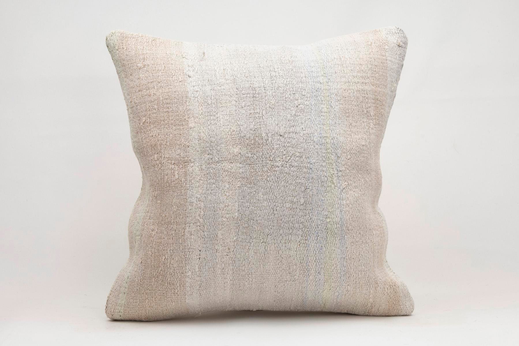 20x20 inches (50x50 cm) Kilim Pillow | KILIM WHOLESALE - Vintage Handmade Pillows - Vintage Handmade Kilim Rugs - It is 100% wool. Artistic and historical rugs. Old handwoven rugs. - Online hand woven rugs and kilim cushions sales. Shipping to a