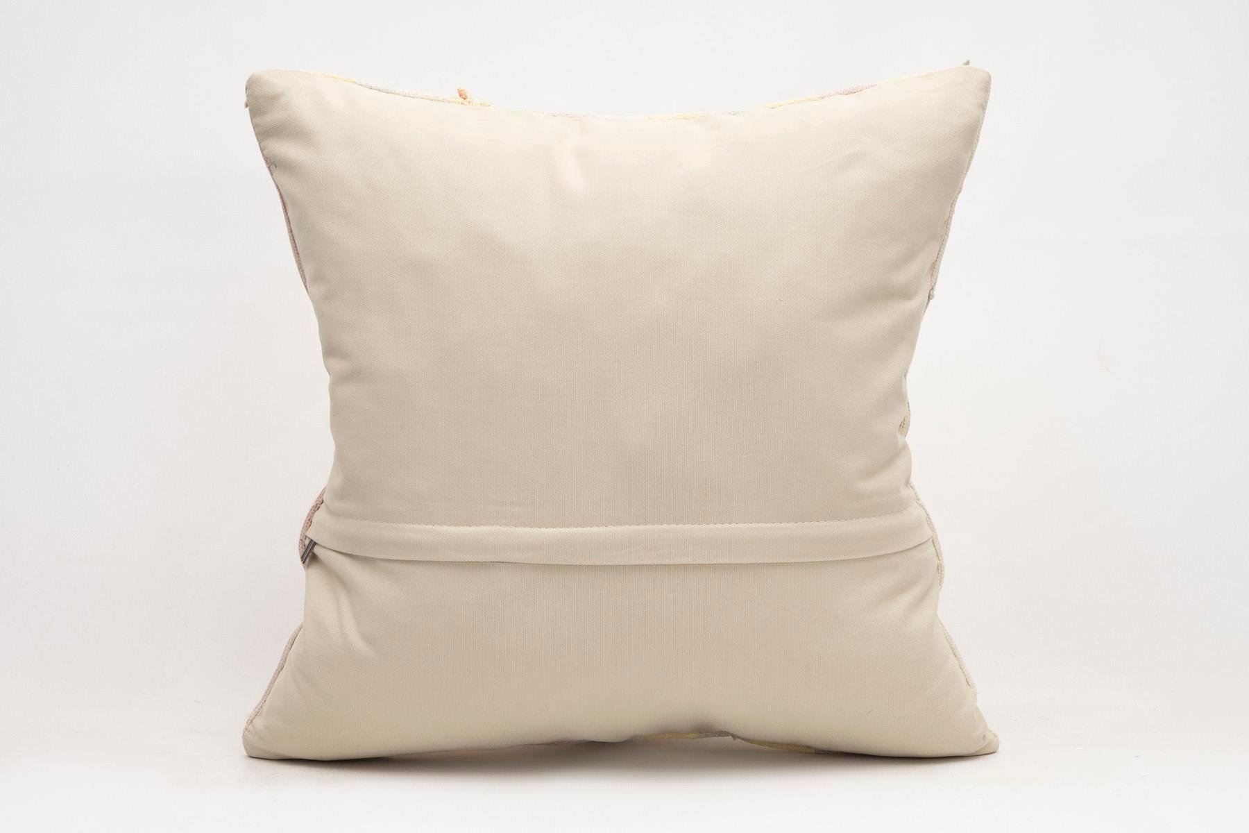 20x20 inches (50x50 cm) Kilim Pillow | KILIM WHOLESALE - Vintage Handmade Pillows - Vintage Handmade Kilim Rugs - It is 100% wool. Artistic and historical rugs. Old handwoven rugs. - Online hand woven rugs and kilim cushions sales. Shipping to a