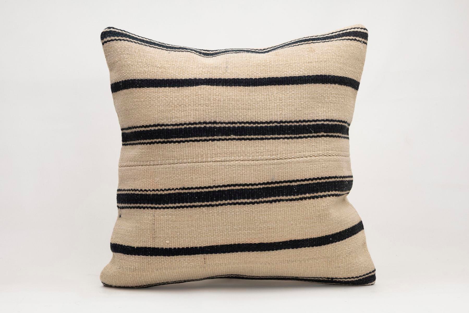 20x20 inches (50x50 cm) Kilim Pillow | KILIM WHOLESALE - Vintage Handmade Pillows - Vintage Handmade Kilim Rugs - It is 100% wool. Artistic and historical rugs. Old handwoven rugs. - Online hand woven rugs and kilim cushions sales. Shipping to a