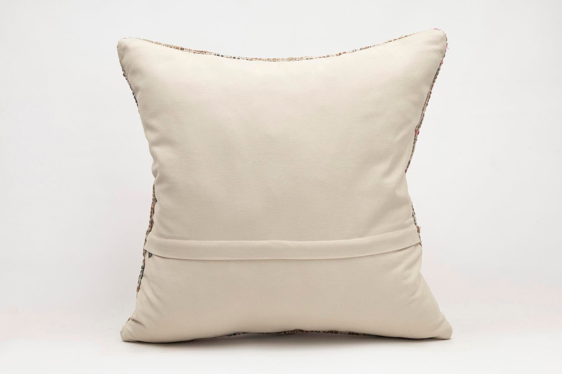 20x20 inches (50x50 cm) Kilim Pillow | KILIM WHOLESALE - Vintage Handmade Pillows - Vintage Handmade Kilim Rugs - It is 100% wool. Artistic and historical rugs. Old handwoven rugs. - Online hand woven rugs and kilim cushions sales. Shipping to a