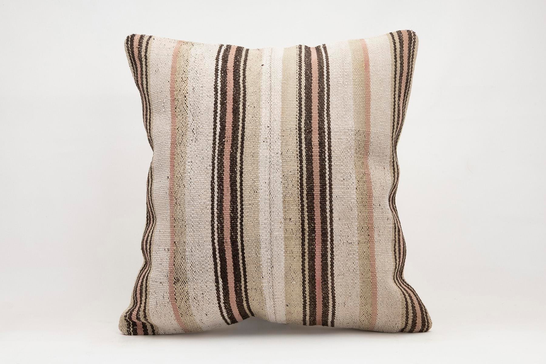 20x20 inches (50x50 cm) Kilim Pillow | KILIM WHOLESALE - Vintage Handmade Pillows - Vintage Handmade Kilim Rugs - It is 100% wool. Artistic and historical rugs. Old handwoven rugs. - Online hand woven rugs and kilim cushions sales. Shipping to a