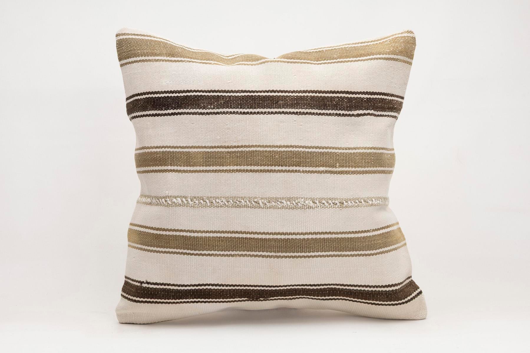 20x20 inches (50x50 cm) Kilim Pillow | KILIM WHOLESALE - Vintage Handmade Pillows - Vintage Handmade Kilim Rugs - It is 100% wool. Artistic and historical rugs. Old handwoven rugs. - Online hand woven rugs and kilim cushions sales. Shipping to a