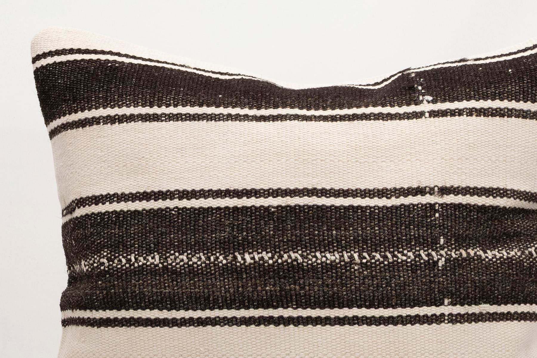 20x20 inches (50x50 cm) Kilim Pillow | KILIM WHOLESALE - Vintage Handmade Pillows - Vintage Handmade Kilim Rugs - It is 100% wool. Artistic and historical rugs. Old handwoven rugs. - Online hand woven rugs and kilim cushions sales. Shipping to a