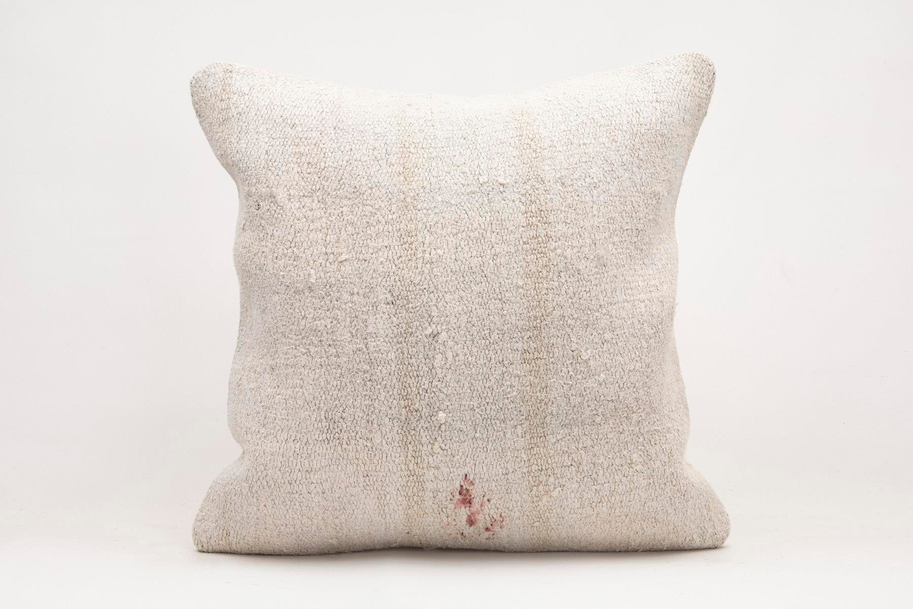20x20 inches (50x50 cm) Kilim Pillow | KILIM WHOLESALE - Vintage Handmade Pillows - Vintage Handmade Kilim Rugs - It is 100% wool. Artistic and historical rugs. Old handwoven rugs. - Online hand woven rugs and kilim cushions sales. Shipping to a