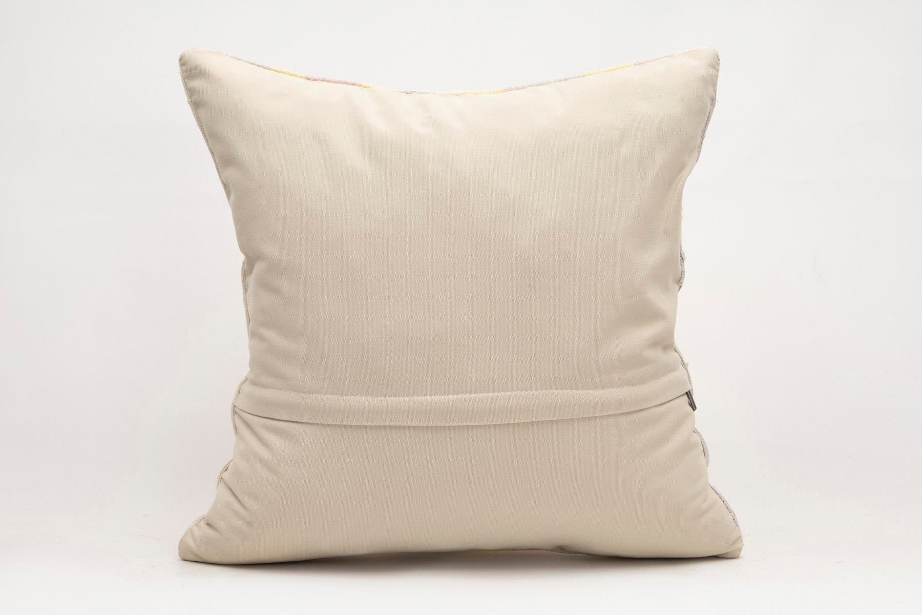 20x20 inches (50x50 cm) Kilim Pillow | KILIM WHOLESALE - Vintage Handmade Pillows - Vintage Handmade Kilim Rugs - It is 100% wool. Artistic and historical rugs. Old handwoven rugs. - Online hand woven rugs and kilim cushions sales. Shipping to a