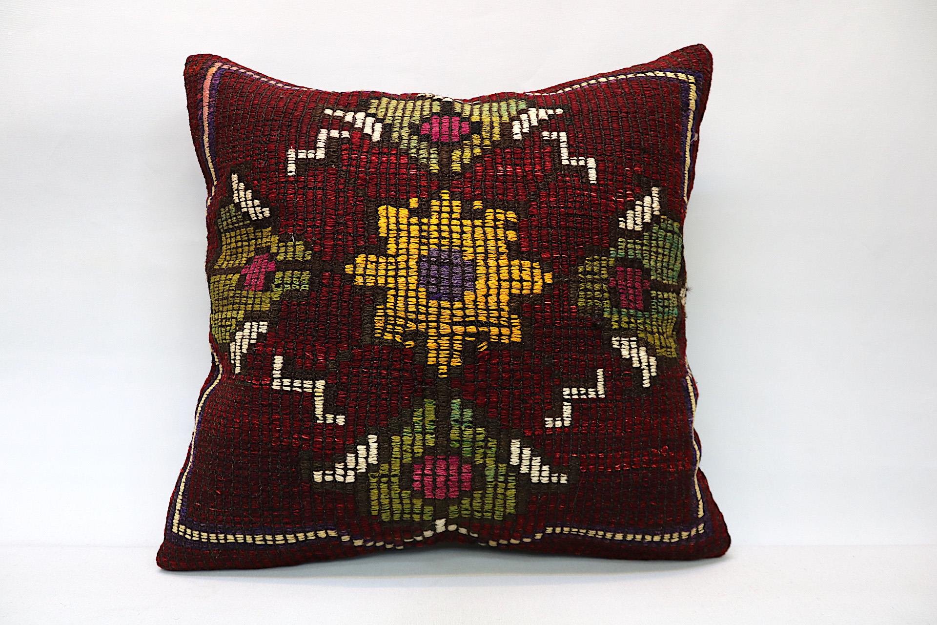 16x24 inches (40x60 cm) Kilim Pillow | KILIM WHOLESALE - Vintage Handmade Pillows - Vintage Handmade Kilim Rugs - It is 100% wool. Artistic and historical rugs. Old handwoven rugs. - Online hand woven rugs and kilim cushions sales. Shipping to a
