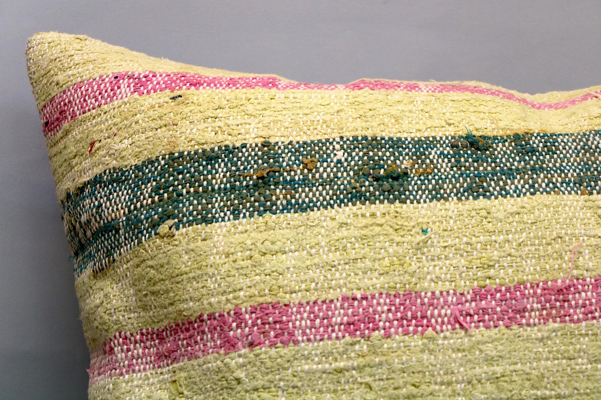 16x24 inches (40x60 cm) Kilim Pillow | KILIM WHOLESALE - Vintage Handmade Pillows - Vintage Handmade Kilim Rugs - It is 100% wool. Artistic and historical rugs. Old handwoven rugs. - Online hand woven rugs and kilim cushions sales. Shipping to a