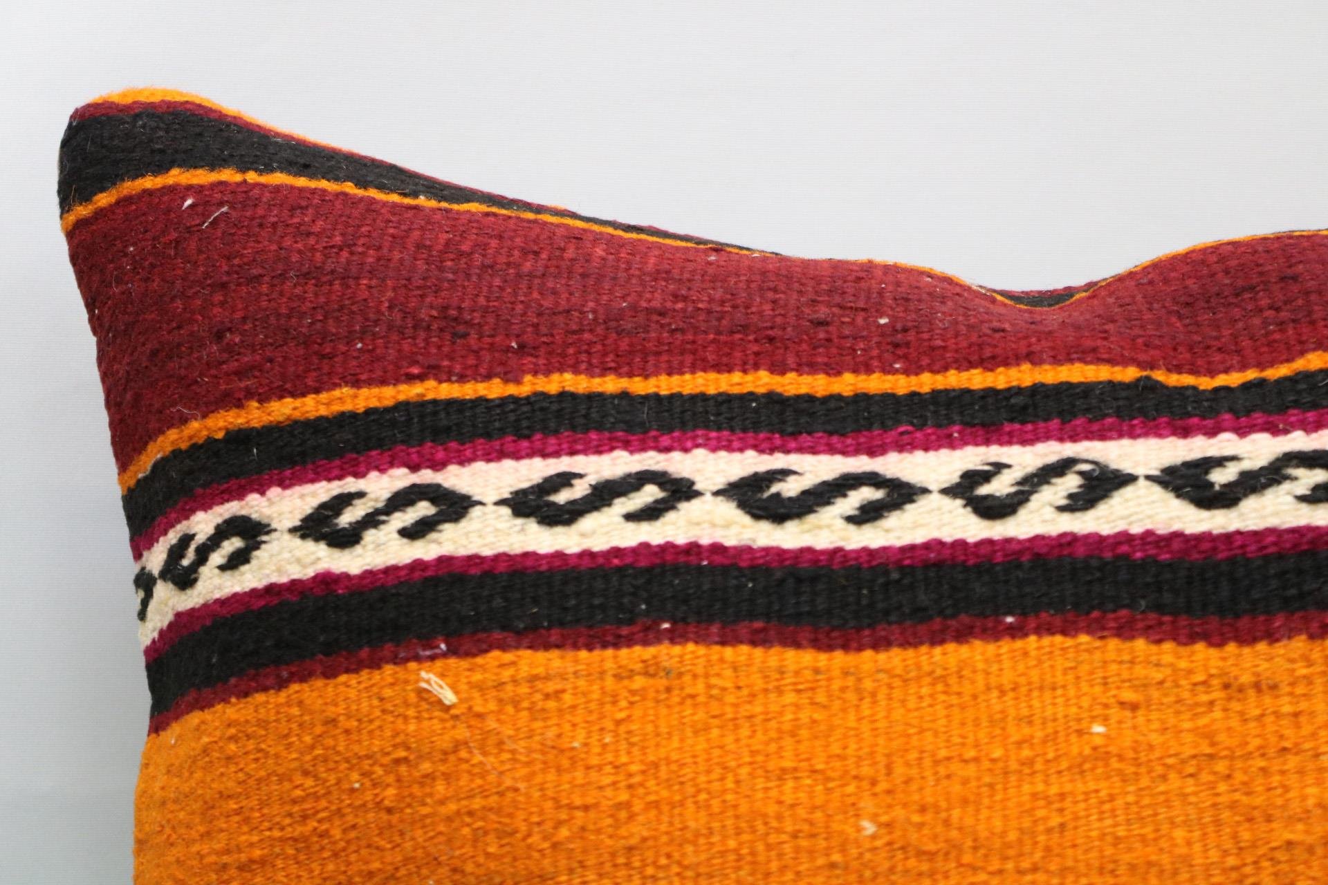 16x24 inches (40x60 cm) Kilim Pillow | KILIM WHOLESALE - Vintage Handmade Pillows - Vintage Handmade Kilim Rugs - It is 100% wool. Artistic and historical rugs. Old handwoven rugs. - Online hand woven rugs and kilim cushions sales. Shipping to a