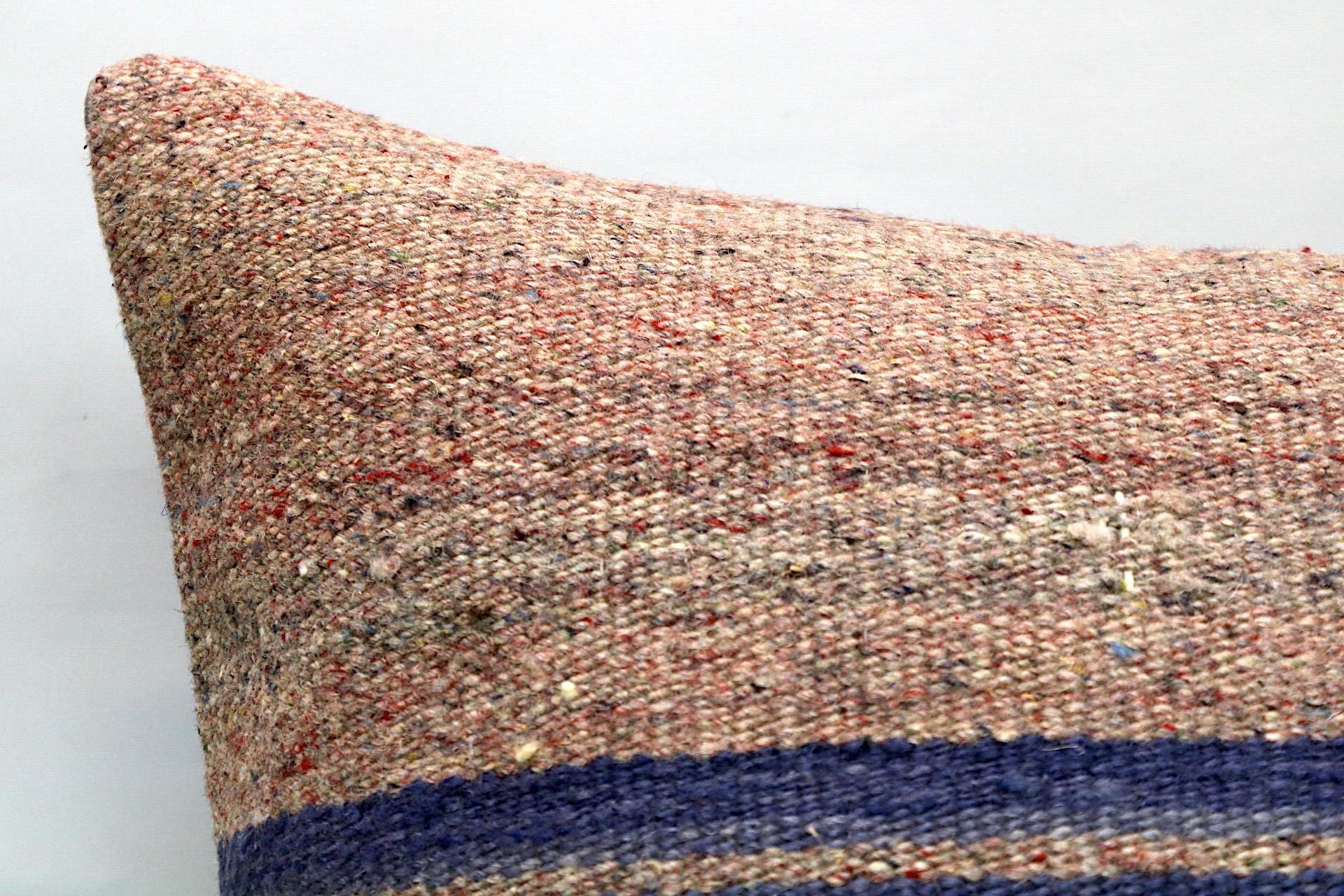 16x24 inches (40x60 cm) Kilim Pillow | KILIM WHOLESALE - Vintage Handmade Pillows - Vintage Handmade Kilim Rugs - It is 100% wool. Artistic and historical rugs. Old handwoven rugs. - Online hand woven rugs and kilim cushions sales. Shipping to a