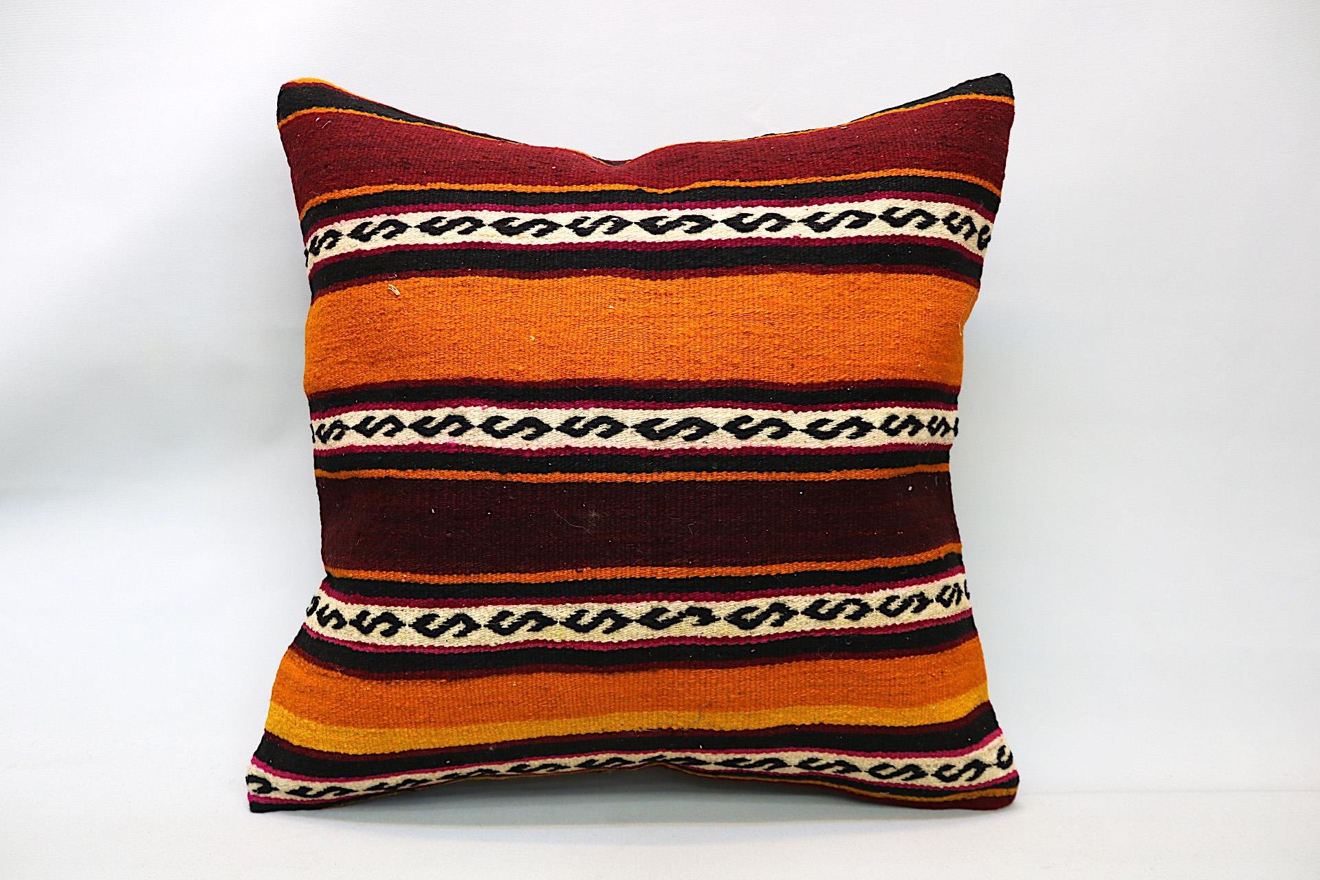 16x24 inches (40x60 cm) Kilim Pillow | KILIM WHOLESALE - Vintage Handmade Pillows - Vintage Handmade Kilim Rugs - It is 100% wool. Artistic and historical rugs. Old handwoven rugs. - Online hand woven rugs and kilim cushions sales. Shipping to a