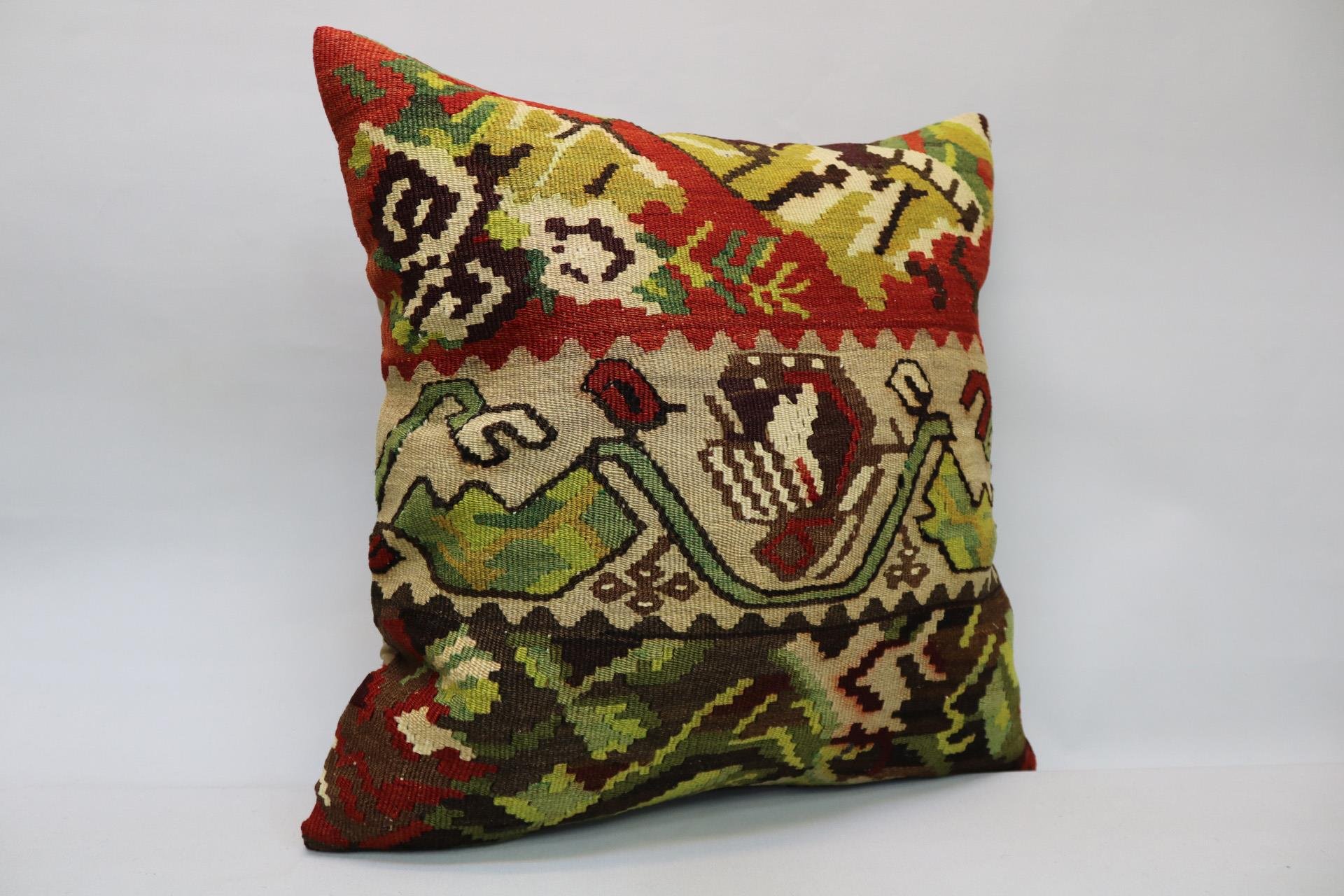 16x24 inches (40x60 cm) Kilim Pillow | KILIM WHOLESALE - Vintage Handmade Pillows - Vintage Handmade Kilim Rugs - It is 100% wool. Artistic and historical rugs. Old handwoven rugs. - Online hand woven rugs and kilim cushions sales. Shipping to a
