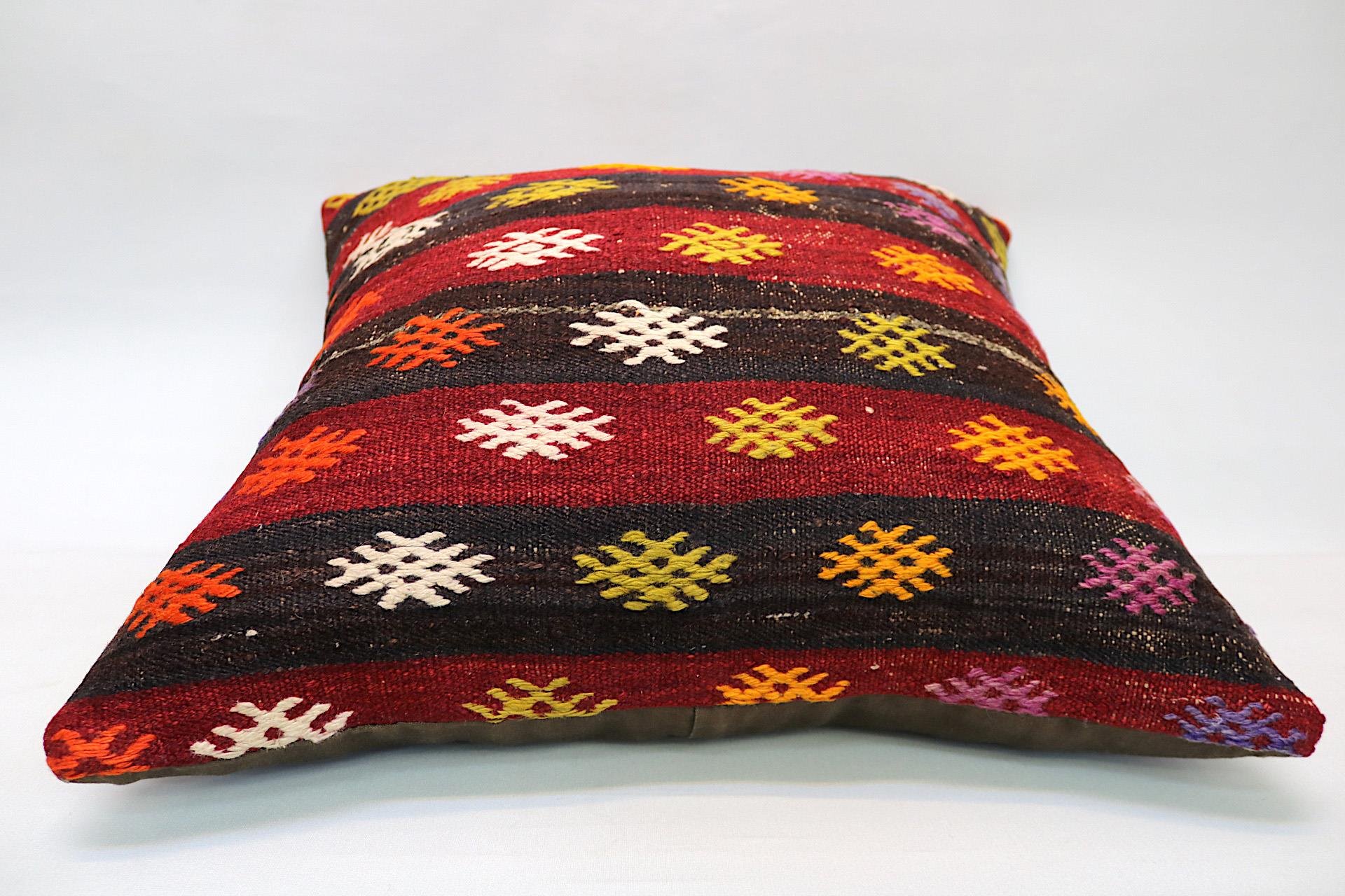 16x24 inches (40x60 cm) Kilim Pillow | KILIM WHOLESALE - Vintage Handmade Pillows - Vintage Handmade Kilim Rugs - It is 100% wool. Artistic and historical rugs. Old handwoven rugs. - Online hand woven rugs and kilim cushions sales. Shipping to a