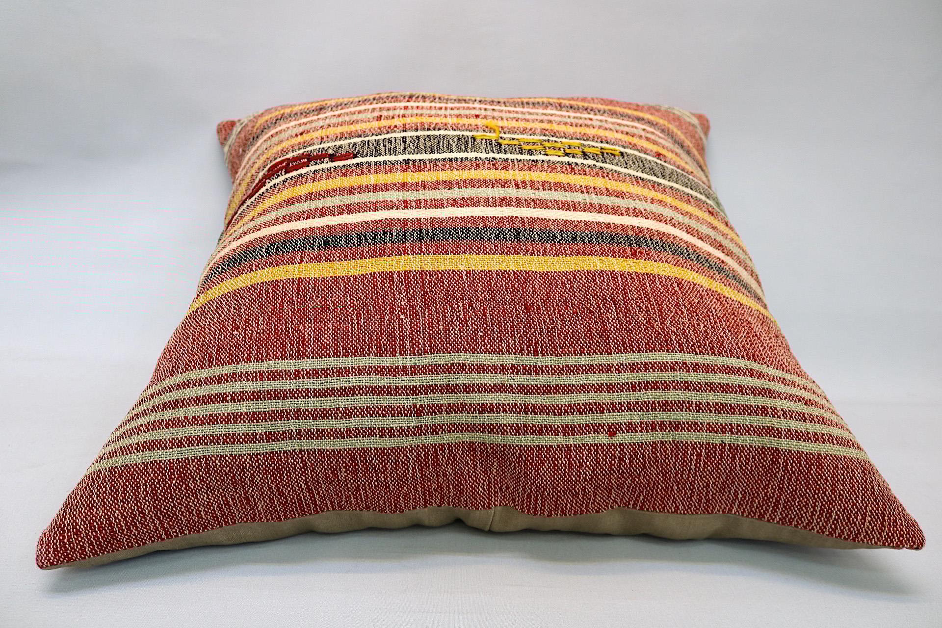 16x24 inches (40x60 cm) Kilim Pillow | KILIM WHOLESALE - Vintage Handmade Pillows - Vintage Handmade Kilim Rugs - It is 100% wool. Artistic and historical rugs. Old handwoven rugs. - Online hand woven rugs and kilim cushions sales. Shipping to a