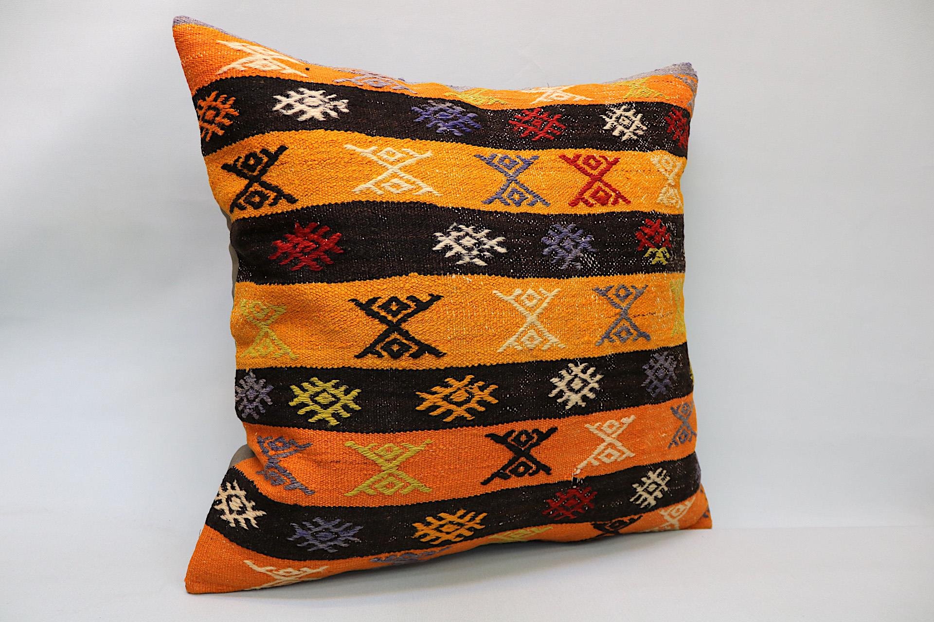 16x24 inches (40x60 cm) Kilim Pillow | KILIM WHOLESALE - Vintage Handmade Pillows - Vintage Handmade Kilim Rugs - It is 100% wool. Artistic and historical rugs. Old handwoven rugs. - Online hand woven rugs and kilim cushions sales. Shipping to a