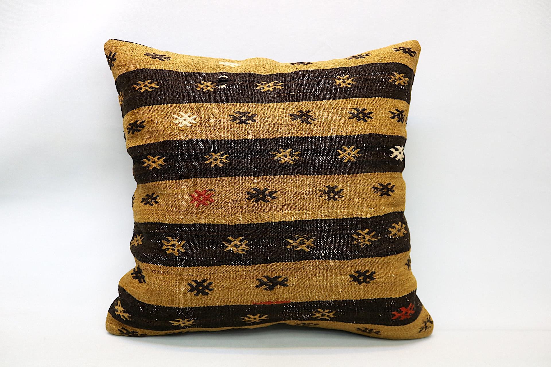 16x24 inches (40x60 cm) Kilim Pillow | KILIM WHOLESALE - Vintage Handmade Pillows - Vintage Handmade Kilim Rugs - It is 100% wool. Artistic and historical rugs. Old handwoven rugs. - Online hand woven rugs and kilim cushions sales. Shipping to a