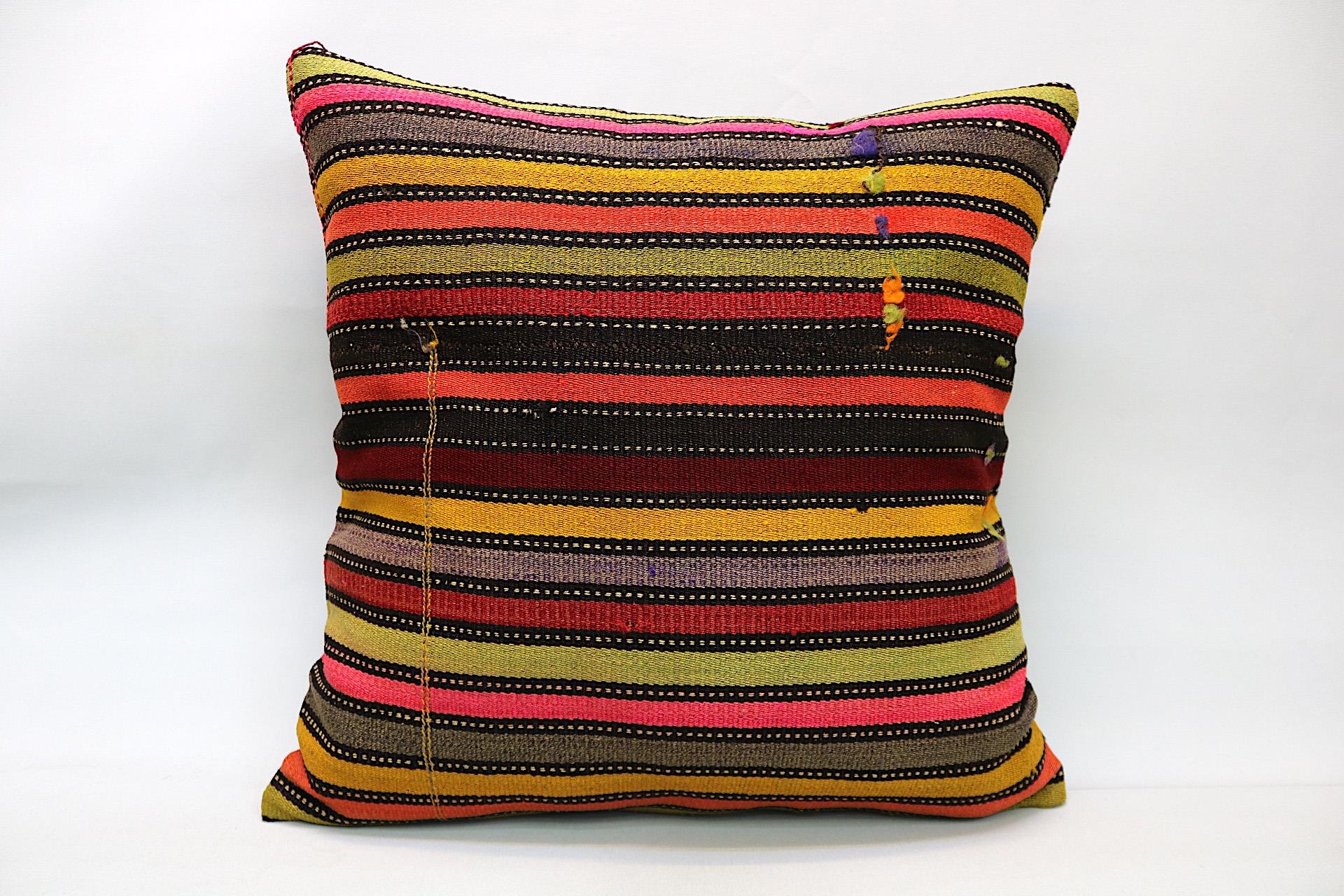 16x24 inches (40x60 cm) Kilim Pillow | KILIM WHOLESALE - Vintage Handmade Pillows - Vintage Handmade Kilim Rugs - It is 100% wool. Artistic and historical rugs. Old handwoven rugs. - Online hand woven rugs and kilim cushions sales. Shipping to a