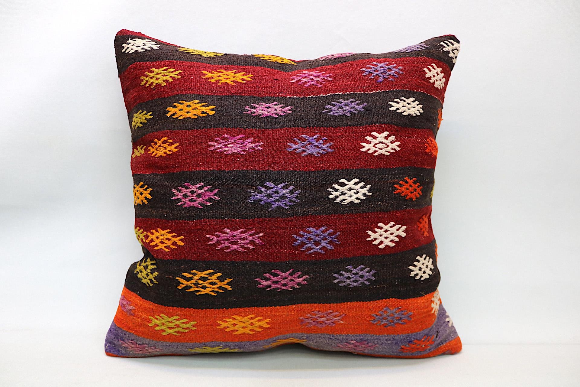 16x24 inches (40x60 cm) Kilim Pillow | KILIM WHOLESALE - Vintage Handmade Pillows - Vintage Handmade Kilim Rugs - It is 100% wool. Artistic and historical rugs. Old handwoven rugs. - Online hand woven rugs and kilim cushions sales. Shipping to a