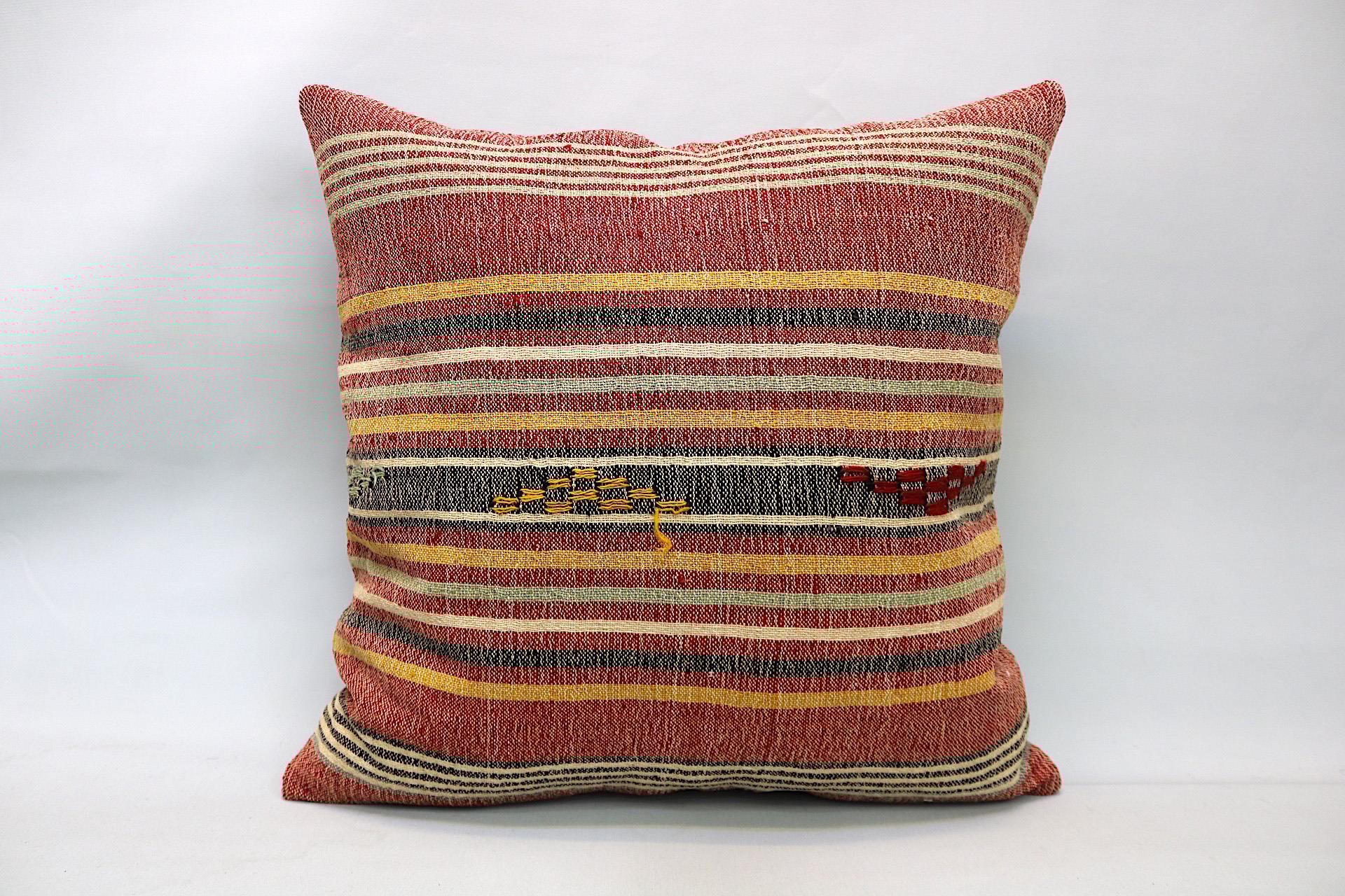 16x24 inches (40x60 cm) Kilim Pillow | KILIM WHOLESALE - Vintage Handmade Pillows - Vintage Handmade Kilim Rugs - It is 100% wool. Artistic and historical rugs. Old handwoven rugs. - Online hand woven rugs and kilim cushions sales. Shipping to a