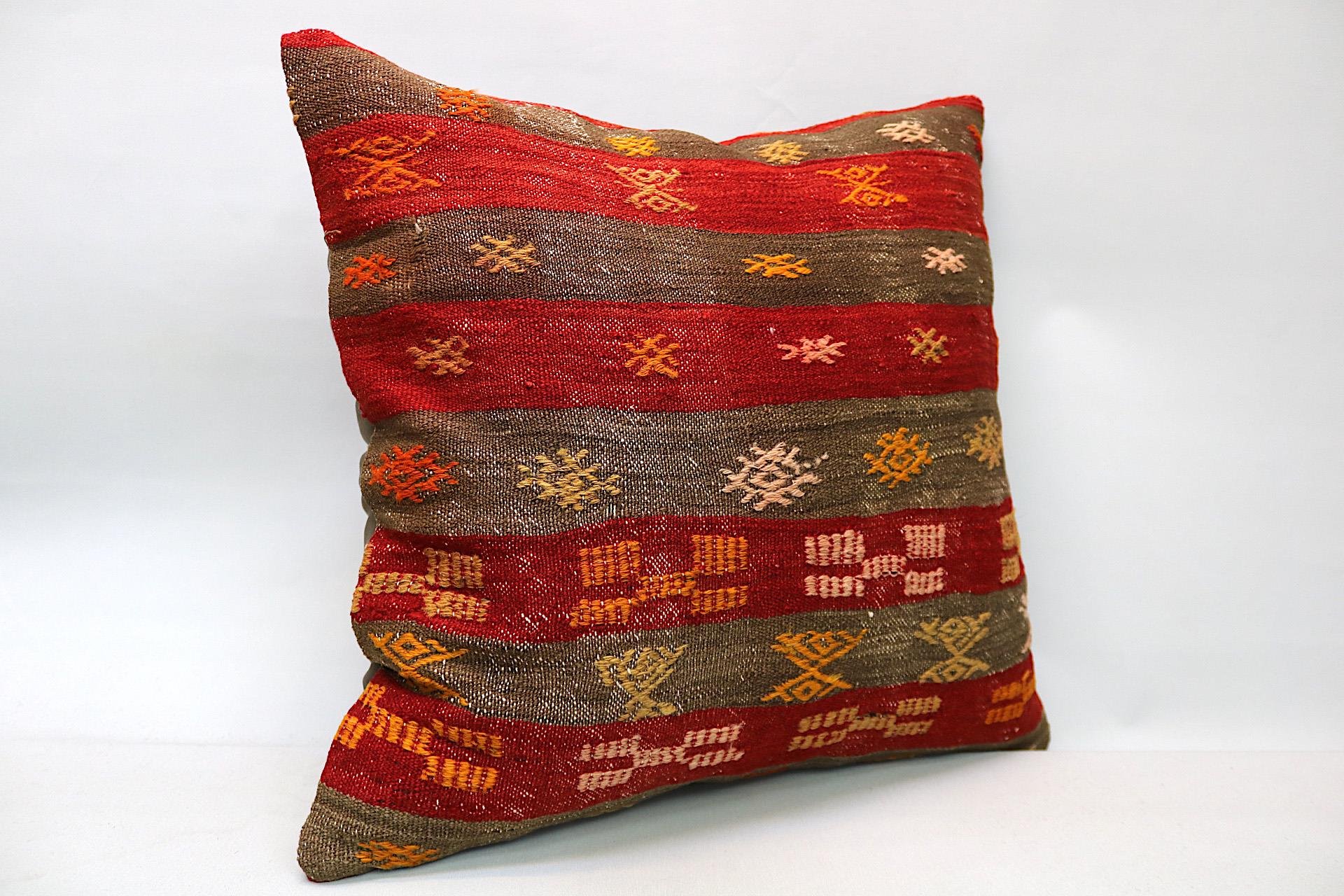 16x24 inches (40x60 cm) Kilim Pillow | KILIM WHOLESALE - Vintage Handmade Pillows - Vintage Handmade Kilim Rugs - It is 100% wool. Artistic and historical rugs. Old handwoven rugs. - Online hand woven rugs and kilim cushions sales. Shipping to a