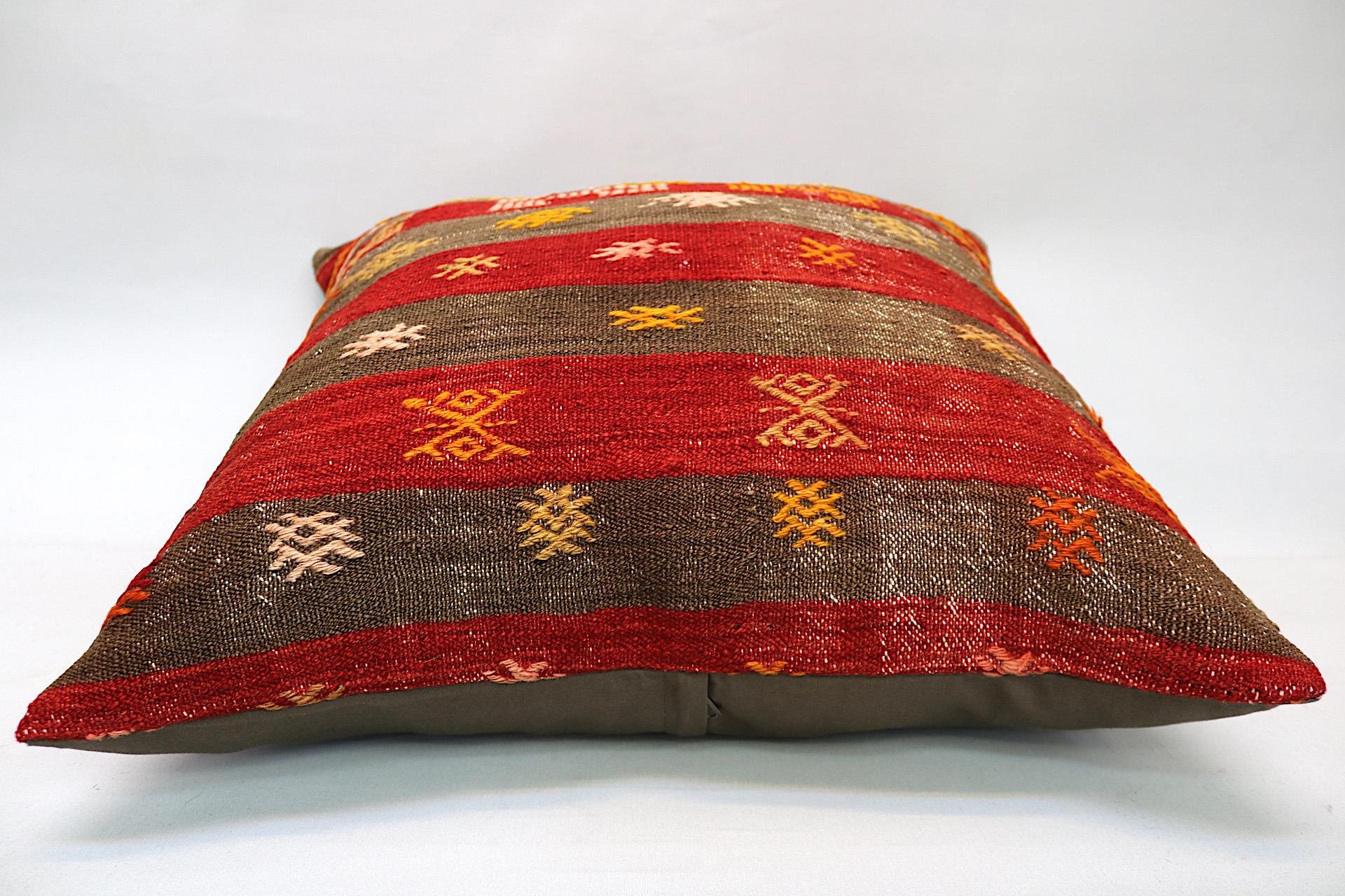 16x24 inches (40x60 cm) Kilim Pillow | KILIM WHOLESALE - Vintage Handmade Pillows - Vintage Handmade Kilim Rugs - It is 100% wool. Artistic and historical rugs. Old handwoven rugs. - Online hand woven rugs and kilim cushions sales. Shipping to a