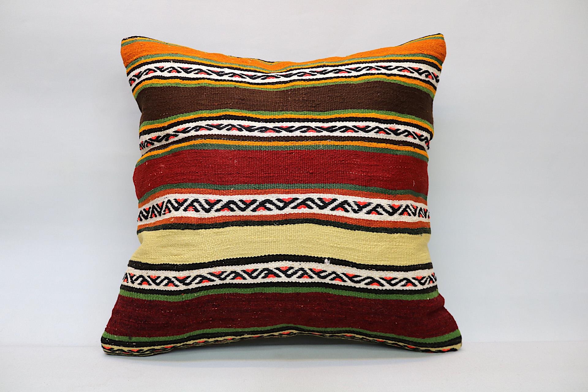 16x24 inches (40x60 cm) Kilim Pillow | KILIM WHOLESALE - Vintage Handmade Pillows - Vintage Handmade Kilim Rugs - It is 100% wool. Artistic and historical rugs. Old handwoven rugs. - Online hand woven rugs and kilim cushions sales. Shipping to a