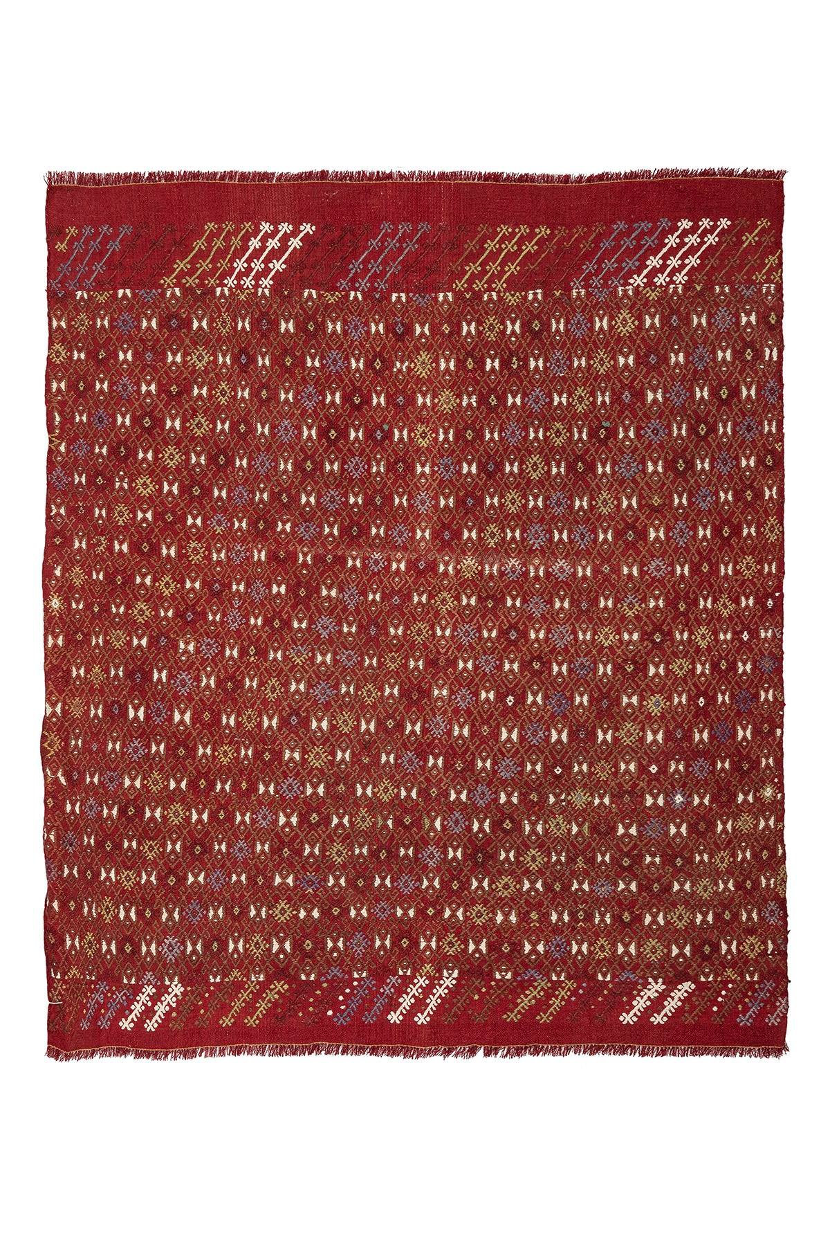 Adana Kilim Rug (3.95 x 4.38 ft)