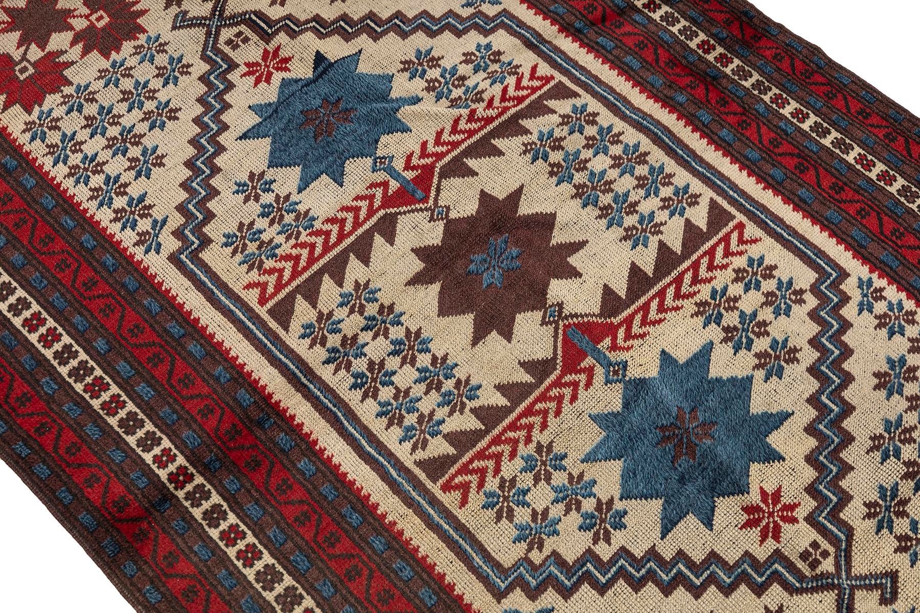 Sivas Kilim Rug (2.5 x 6.6 ft) | KILIM WHOLESALE - Vintage Handmade Pillows - Vintage Handmade Kilim Rugs - It is 100% wool. Artistic and historical rugs. Old handwoven rugs. - Online hand woven rugs and kilim cushions sales. Shipping to all ove
