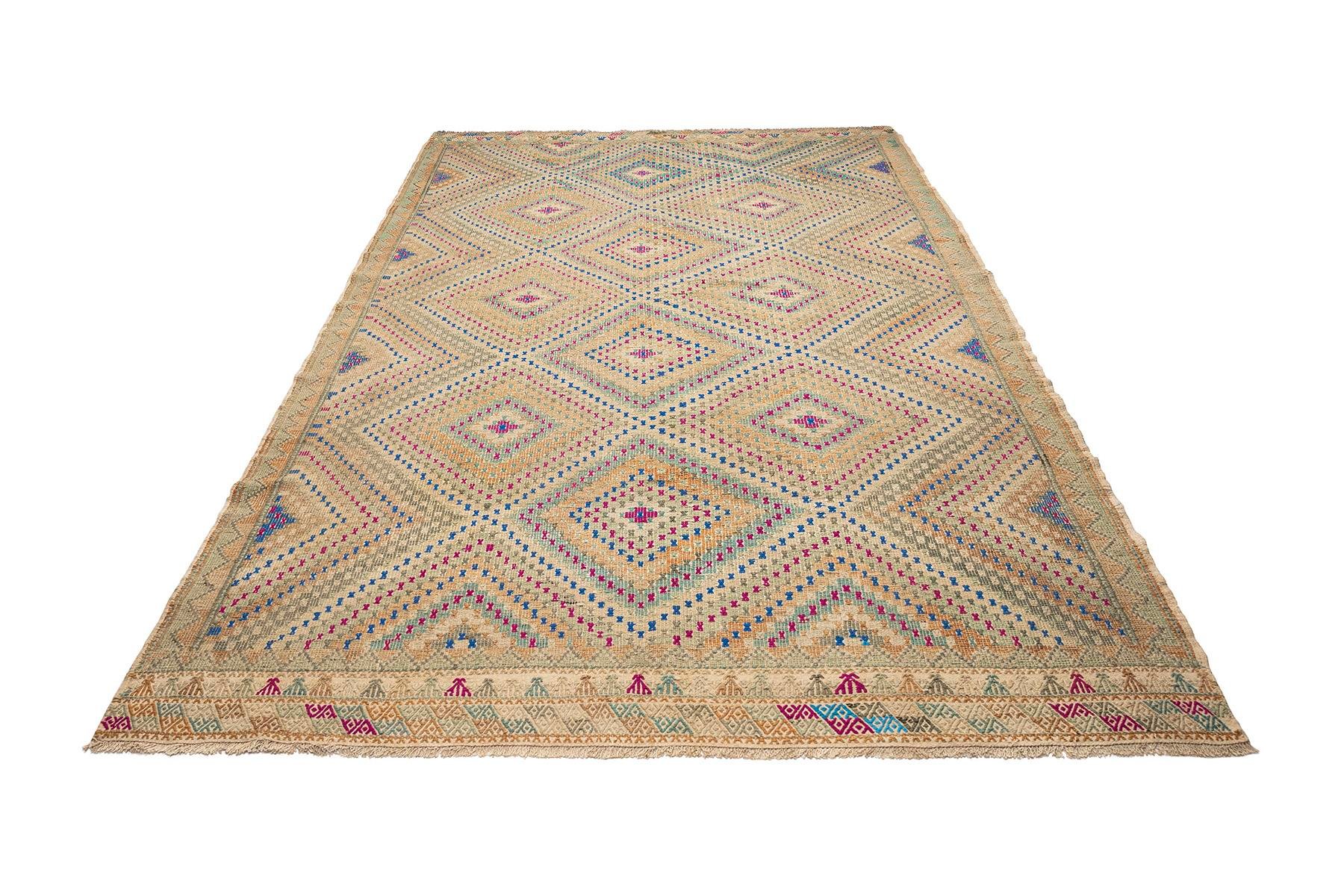 Vintage Handmade Kilim Rugs - Turkey Kilim - It is 100% wool. Artistic and historical rugs. Old handwoven rugs, Vintage kilim rug, Handmade kilim rug, wholesale kilim rugs, Vintage kilim pillows, Handmade cushions, wholesale pillows, 