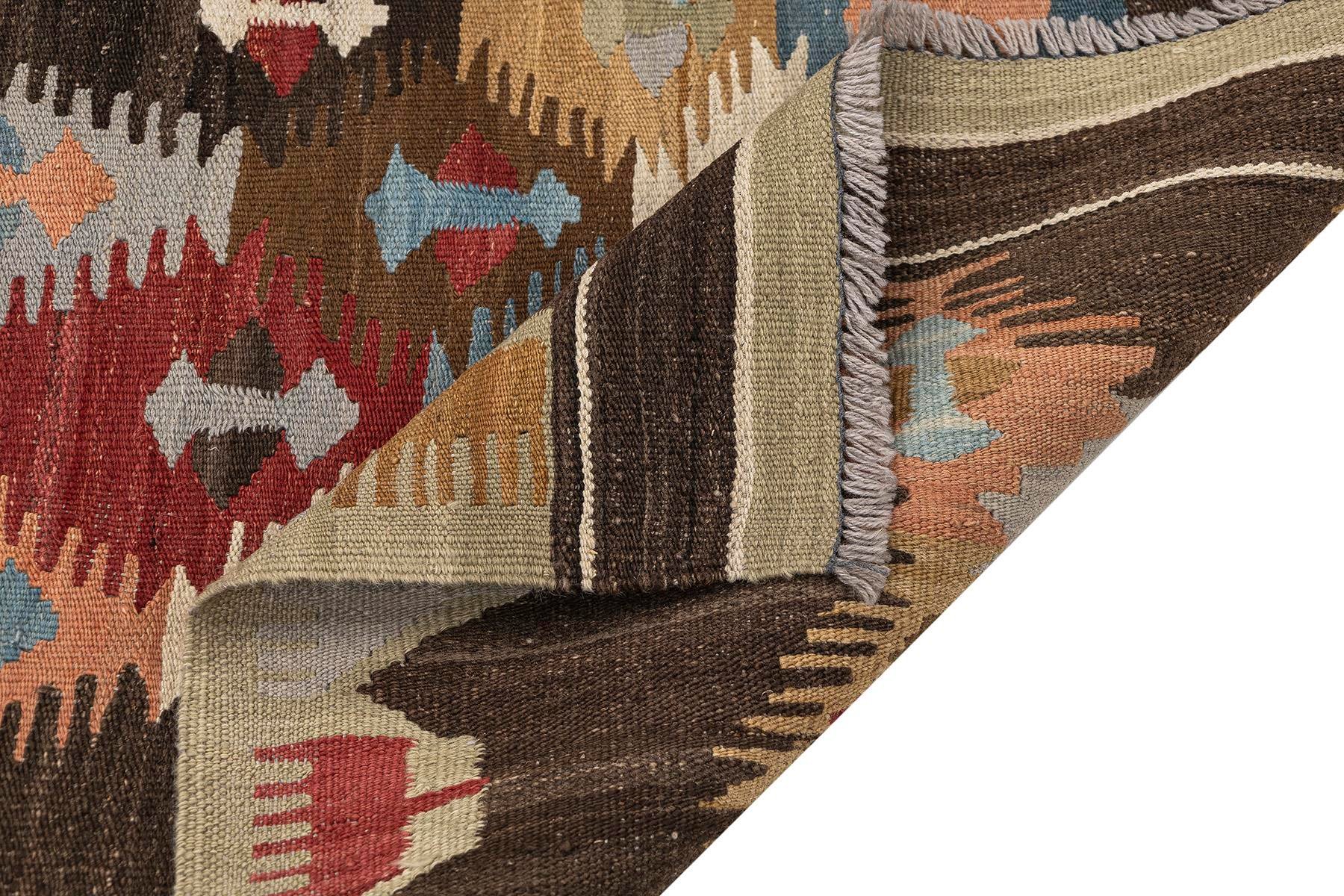 Kilim Rug (4.8 x 6.7 ft) | KILIM WHOLESALE - Vintage Handmade Pillows - Vintage Handmade Kilim Rugs - It is 100% wool. Artistic and historical rugs. Old handwoven rugs. - Online hand woven rugs and kilim cushions sales. Shipping to all over the 