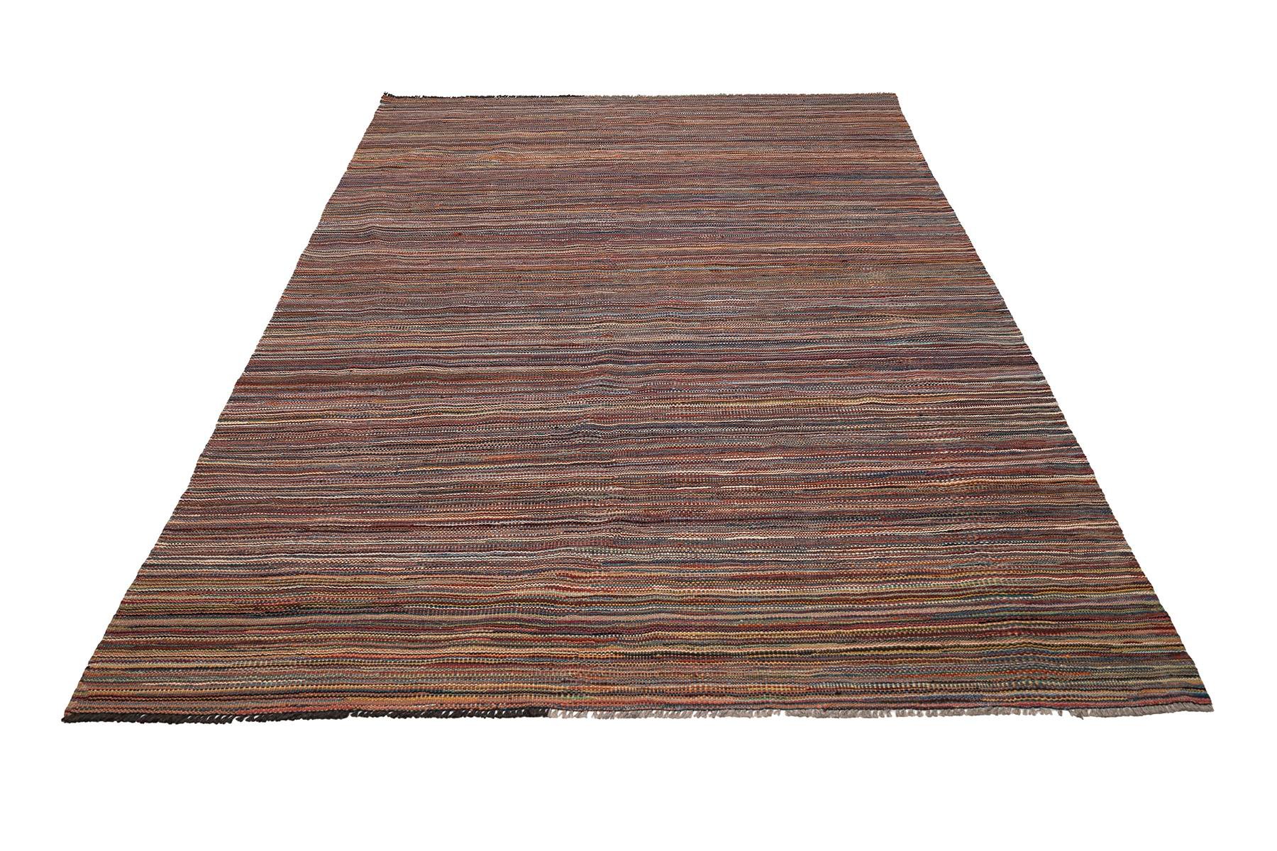 Kilim Rug (4.8 x 6.7 ft) | KILIM WHOLESALE - Vintage Handmade Pillows - Vintage Handmade Kilim Rugs - It is 100% wool. Artistic and historical rugs. Old handwoven rugs. - Online hand woven rugs and kilim cushions sales. Shipping to all over the 