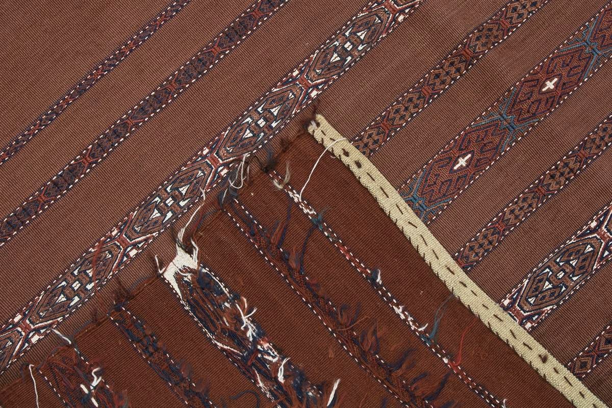 Turkmen Kilim Rug (3.6 x 5.3 ft)